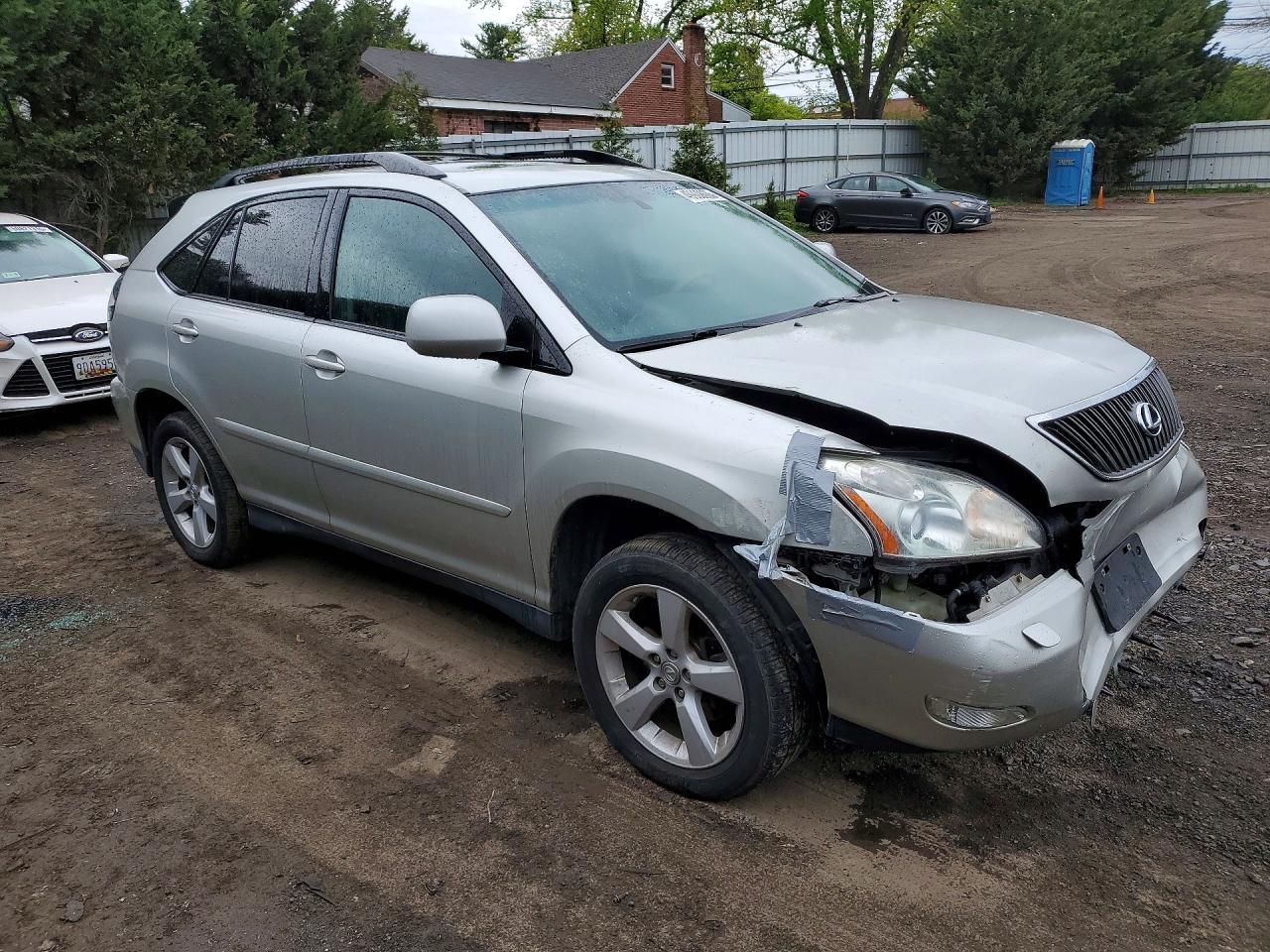 2007 Lexus Rx 350 Silver vin: 2T2HK31U77C039664
