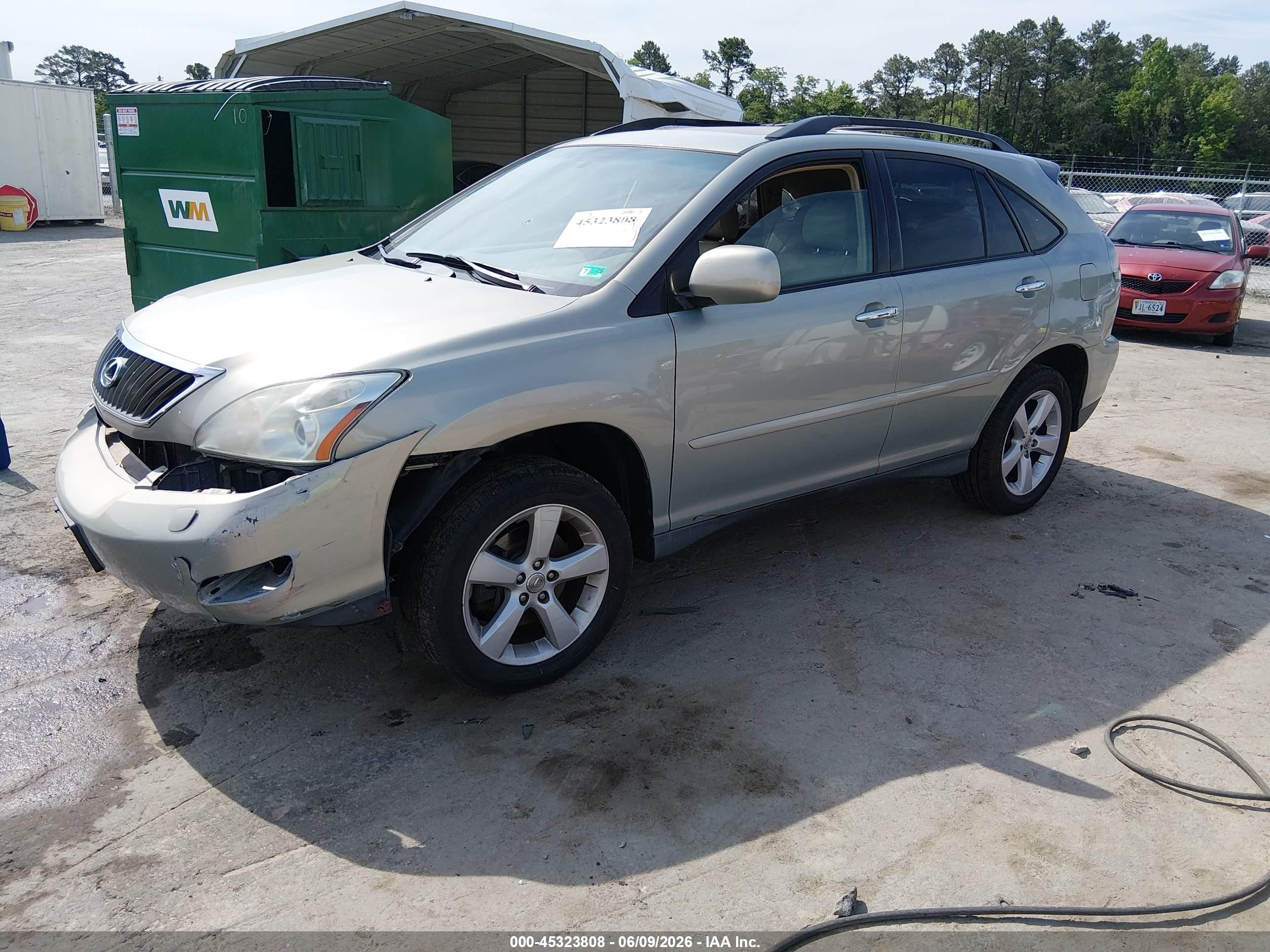 2008 Lexus Rx 350 Silver vin: 2T2HK31U78C053906