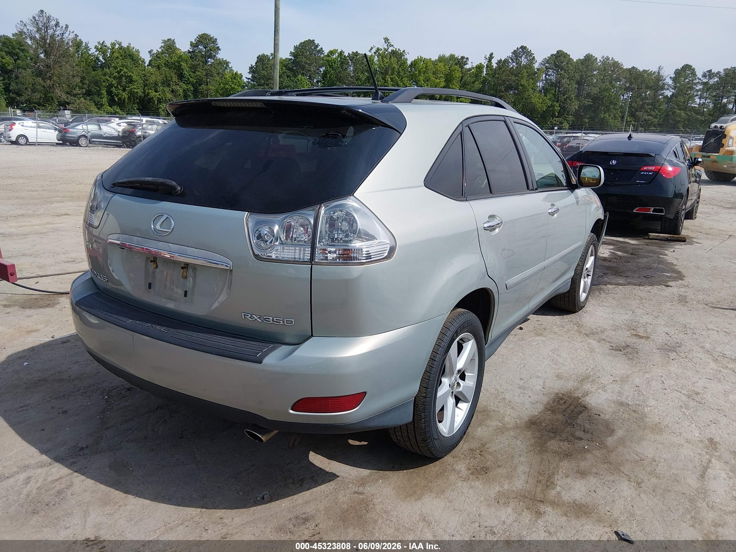 2008 Lexus Rx 350 Silver vin: 2T2HK31U78C053906