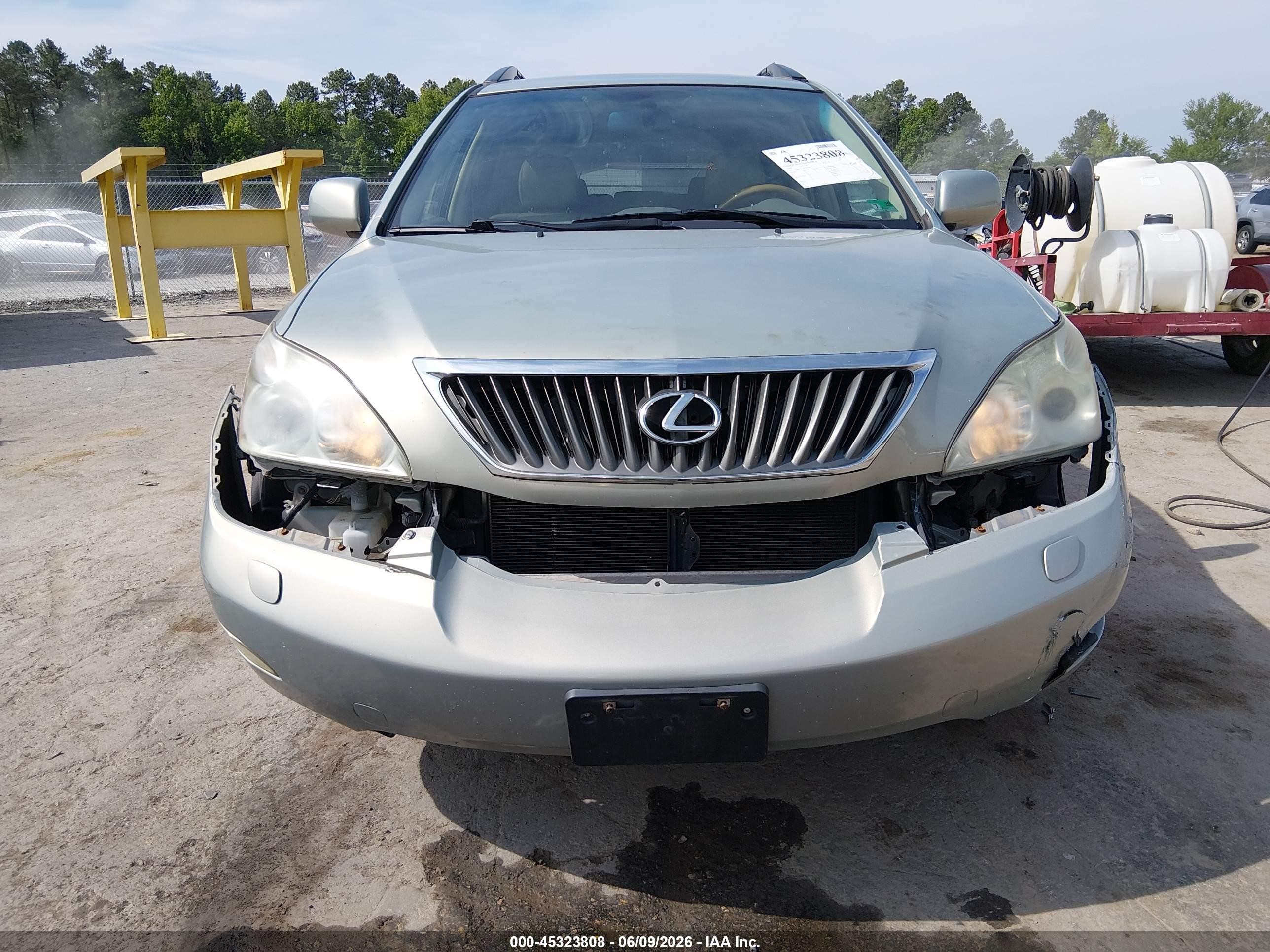 2008 Lexus Rx 350 Silver vin: 2T2HK31U78C053906