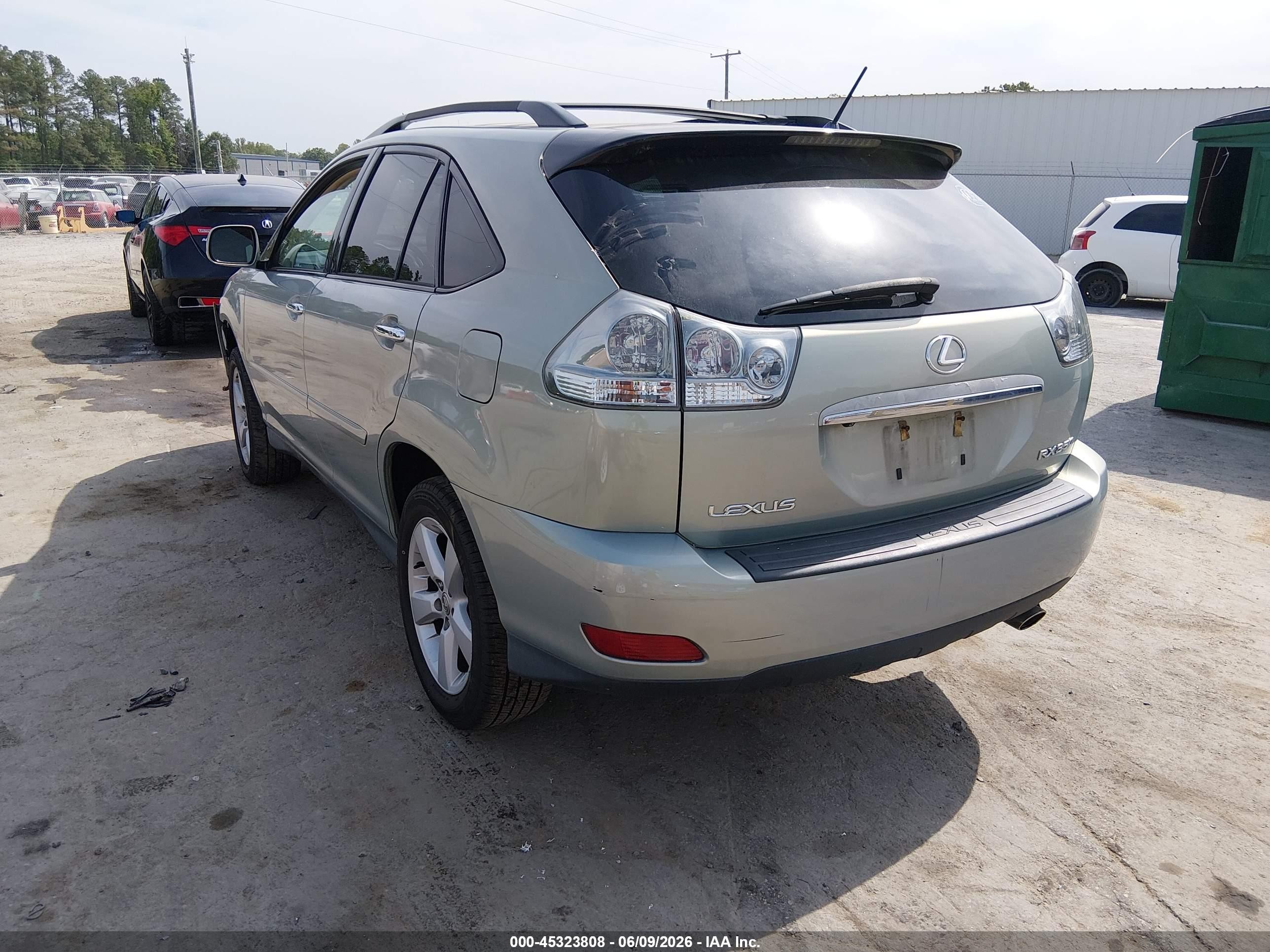 2008 Lexus Rx 350 Silver vin: 2T2HK31U78C053906