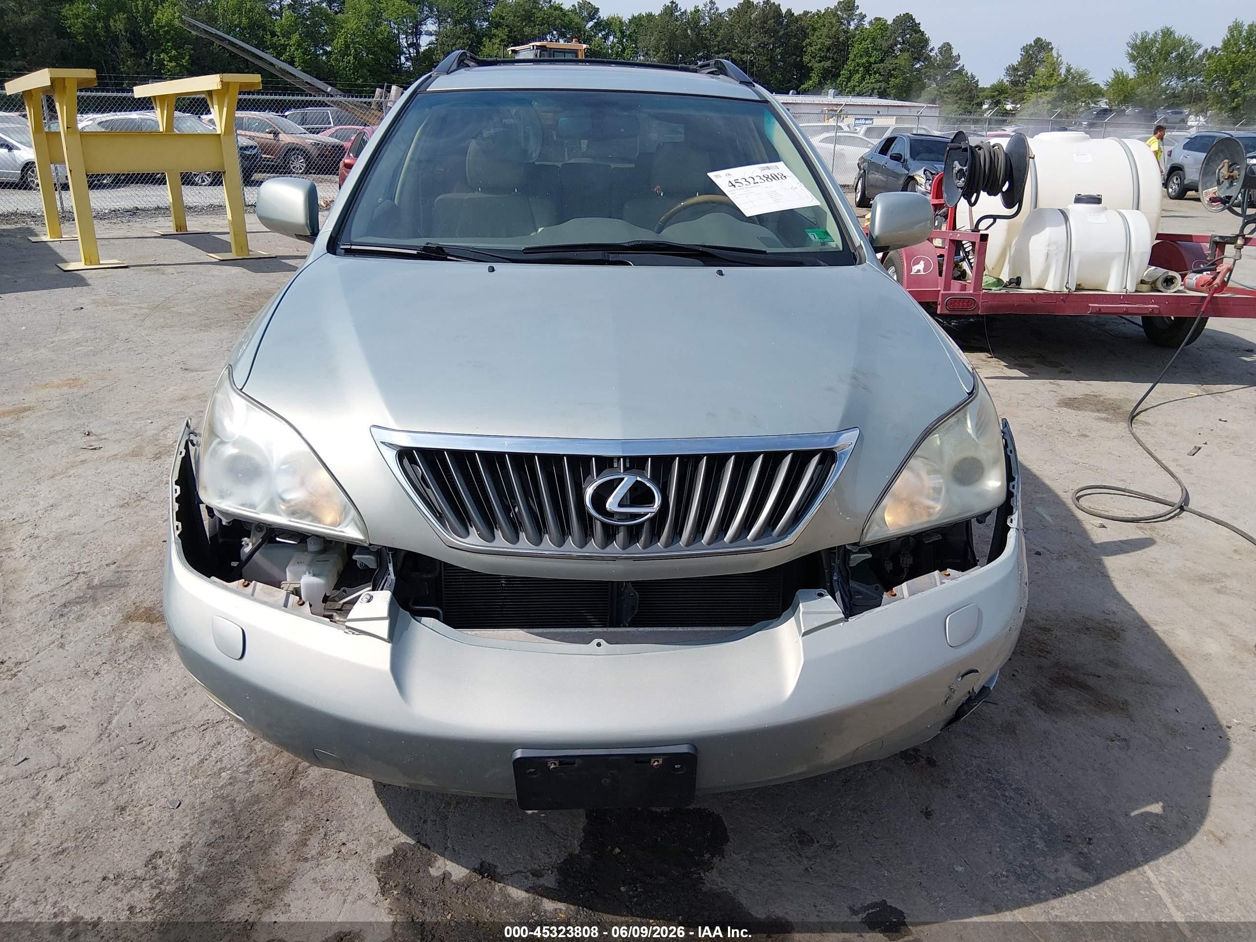 2008 Lexus Rx 350 Silver vin: 2T2HK31U78C053906