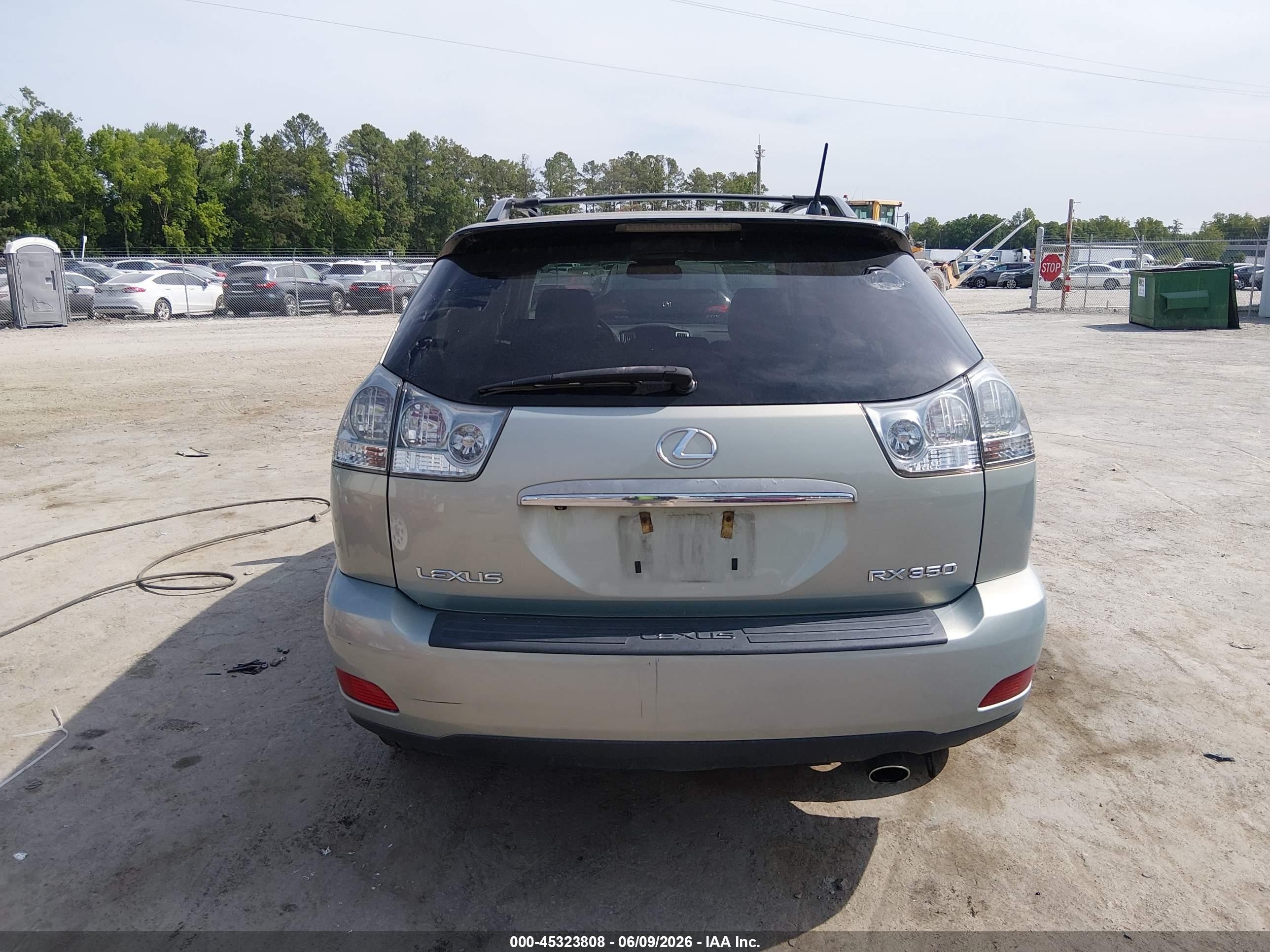 2008 Lexus Rx 350 Silver vin: 2T2HK31U78C053906