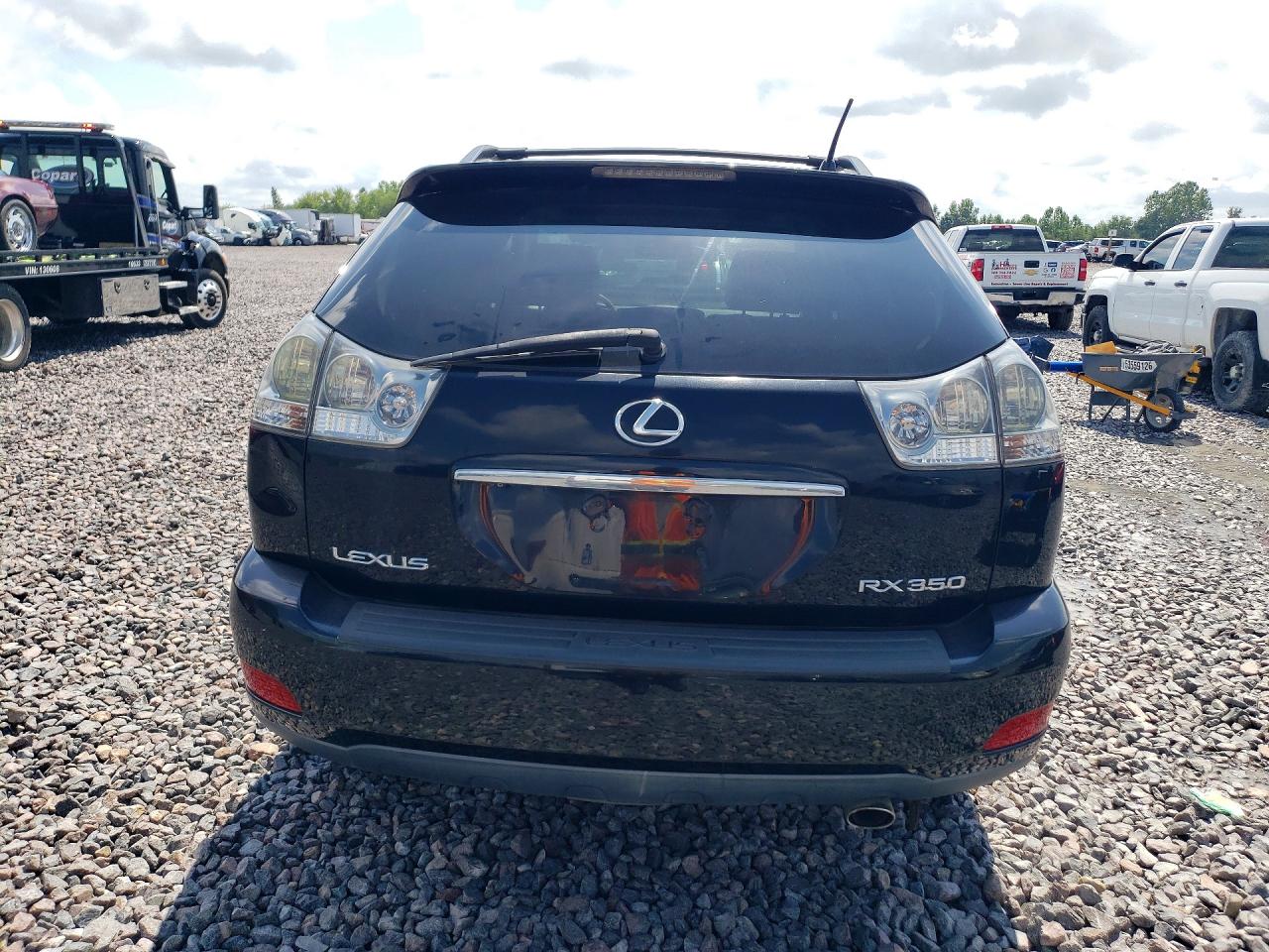 2008 Lexus Rx 350 Black vin: 2T2HK31U78C058927