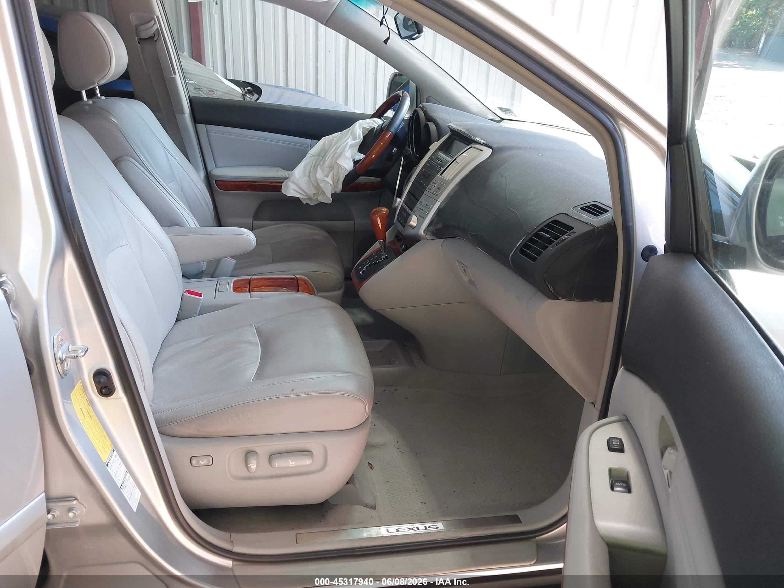 2008 Lexus Rx 350 Silver vin: 2T2HK31U78C059592