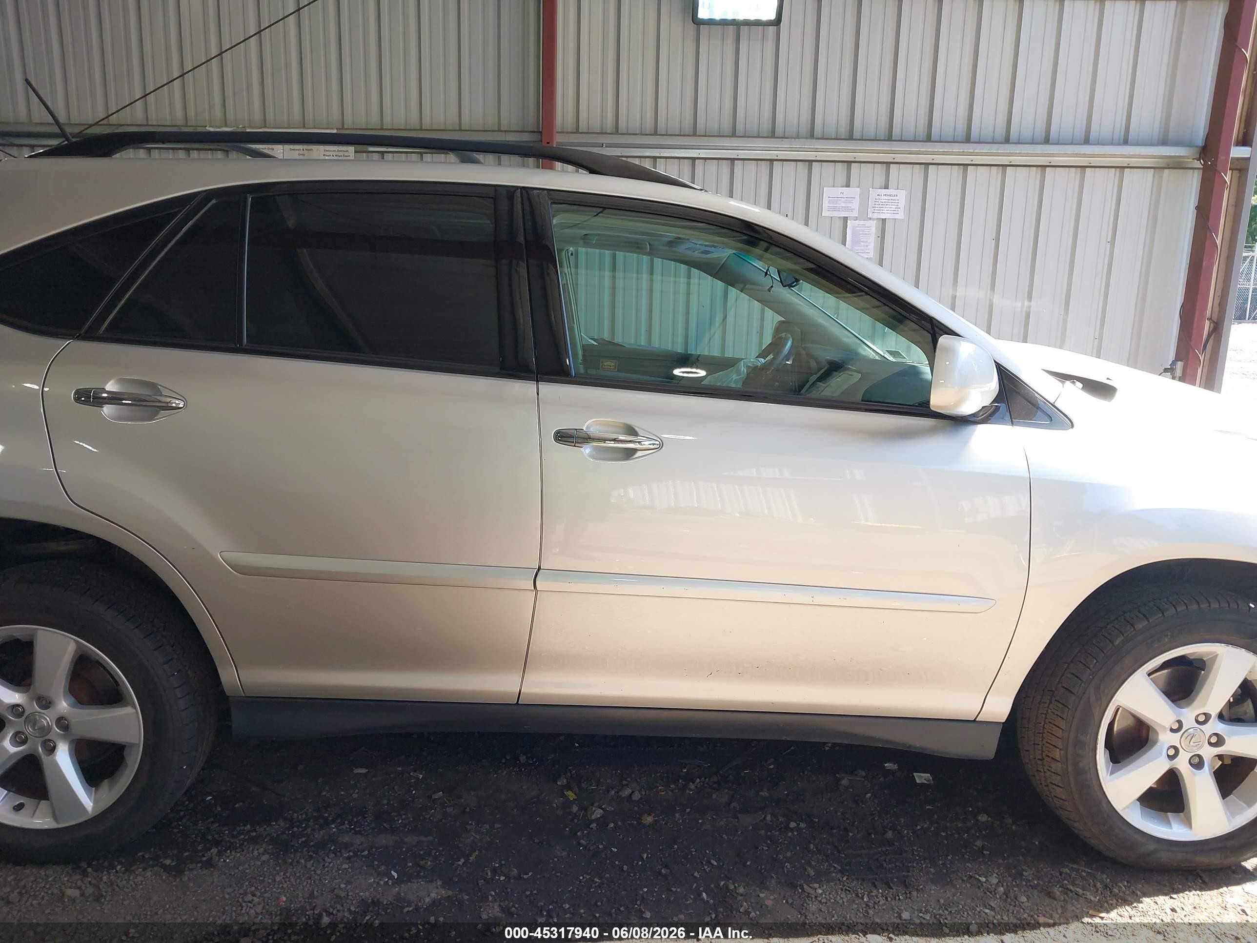 2008 Lexus Rx 350 Silver vin: 2T2HK31U78C059592