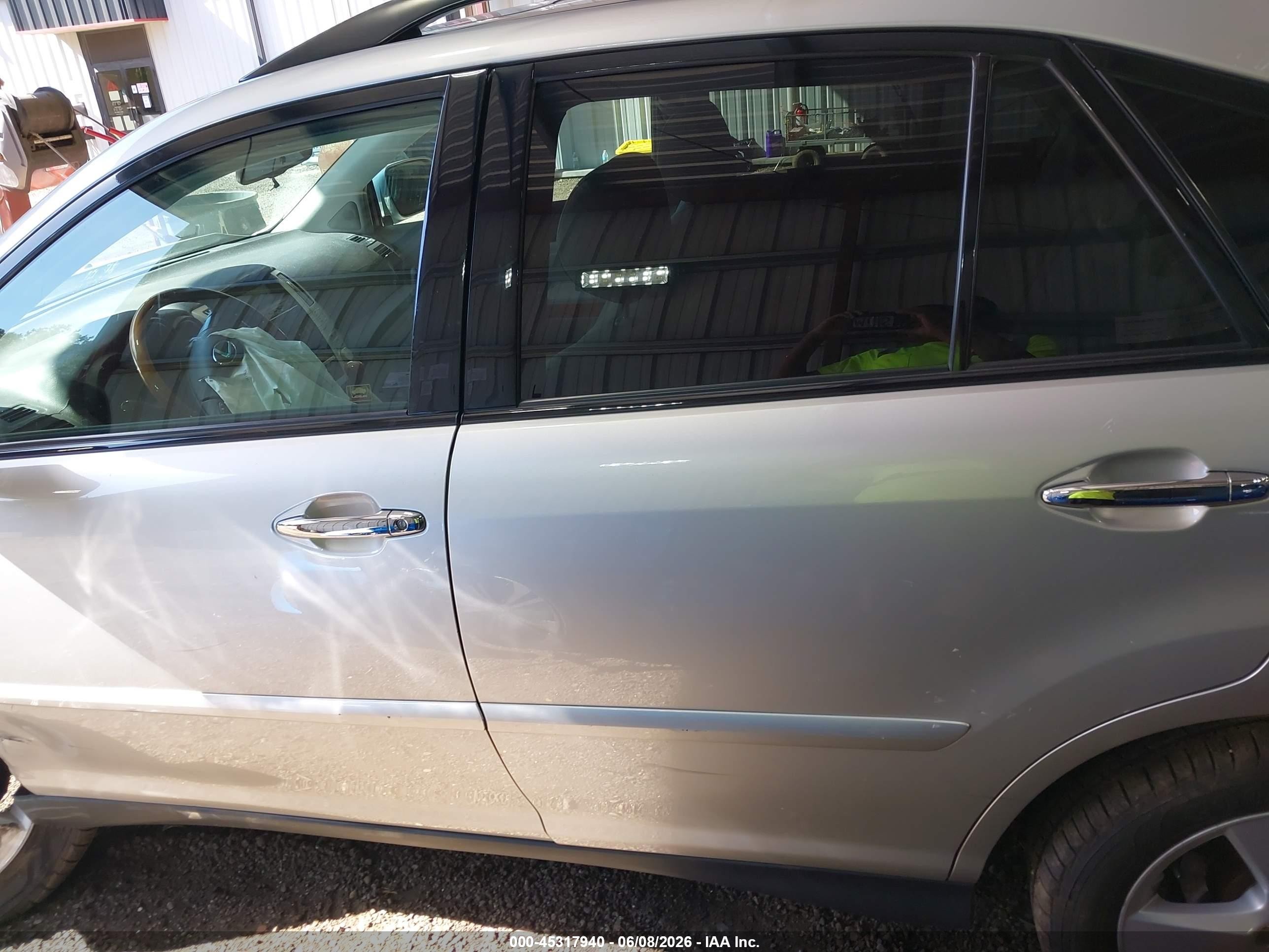 2008 Lexus Rx 350 Silver vin: 2T2HK31U78C059592