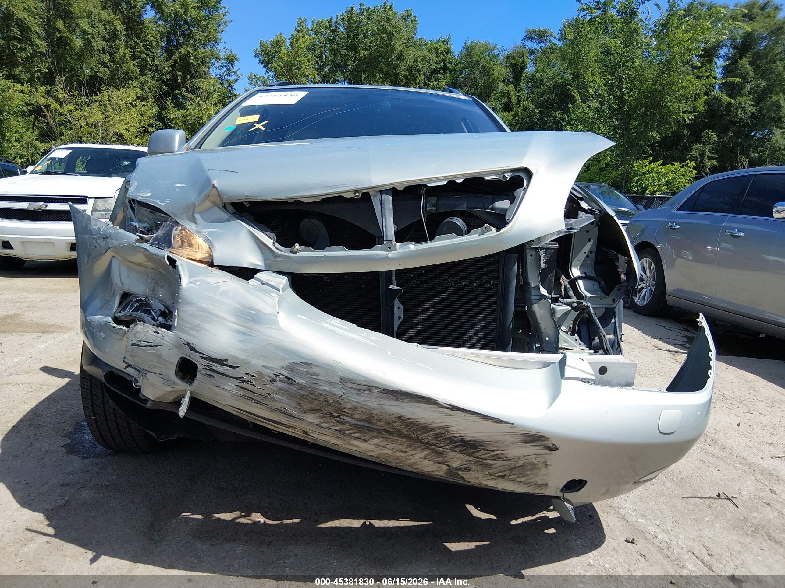 2008 Lexus Rx 350 Silver vin: 2T2HK31U78C060192
