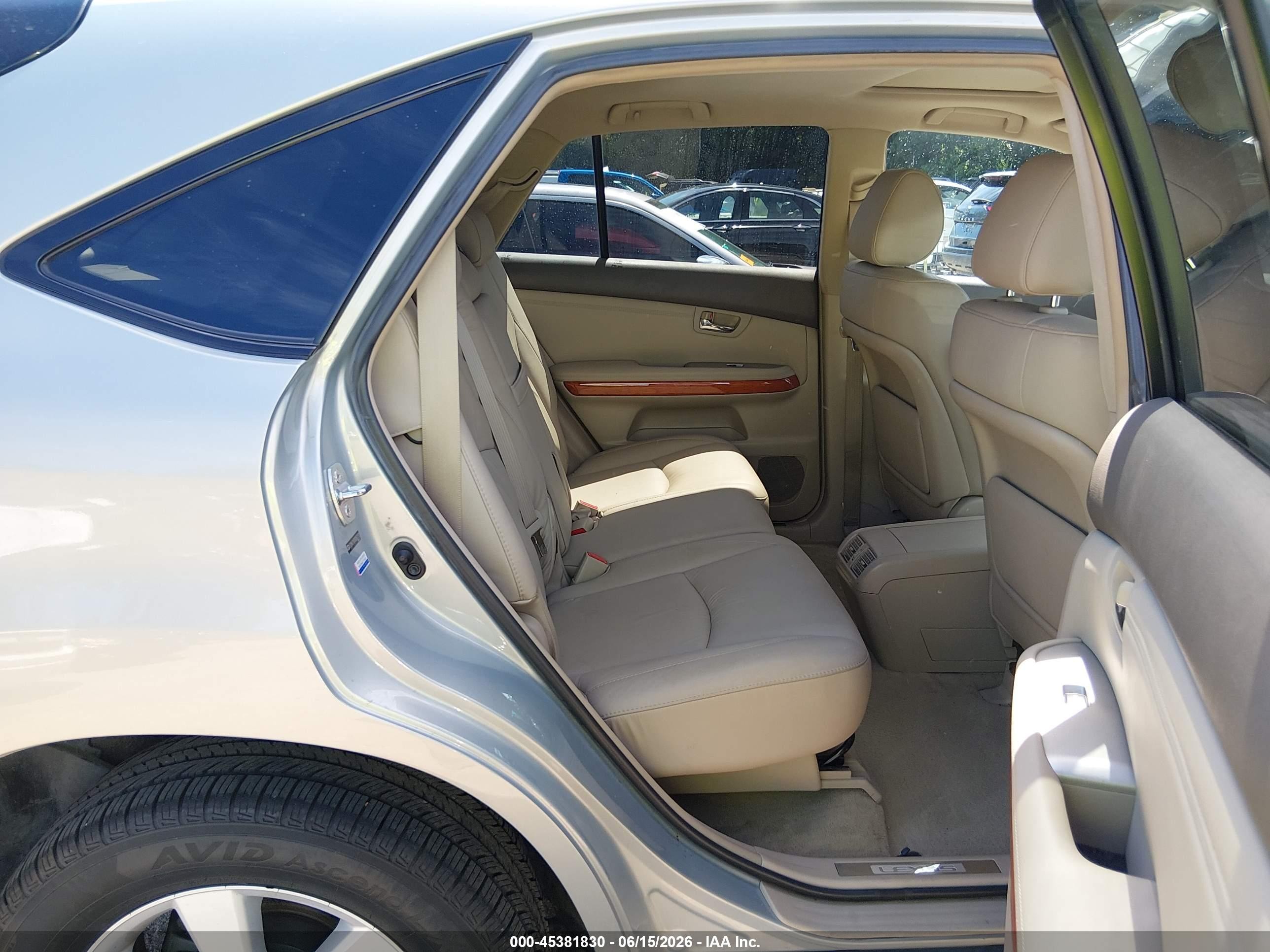 2008 Lexus Rx 350 Silver vin: 2T2HK31U78C060192