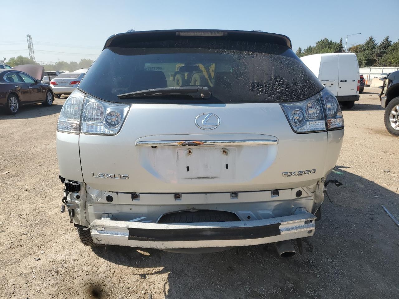 2008 Lexus Rx 350 Silver vin: 2T2HK31U78C068647