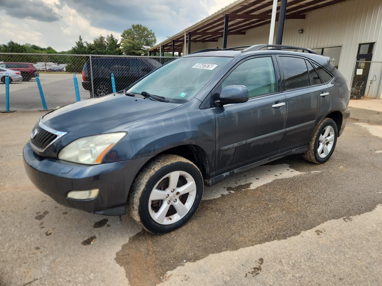 2008 Lexus Rx 350 Gray vin: 2T2HK31U78C068907 Damage: Left Front Door, Chipped, 4