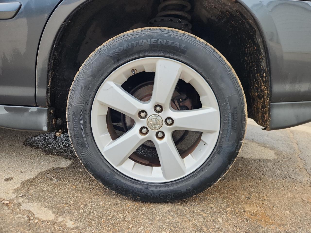2008 Lexus Rx 350 Gray vin: 2T2HK31U78C068907 Damage: Left Rear Wheel, Chipped, 4