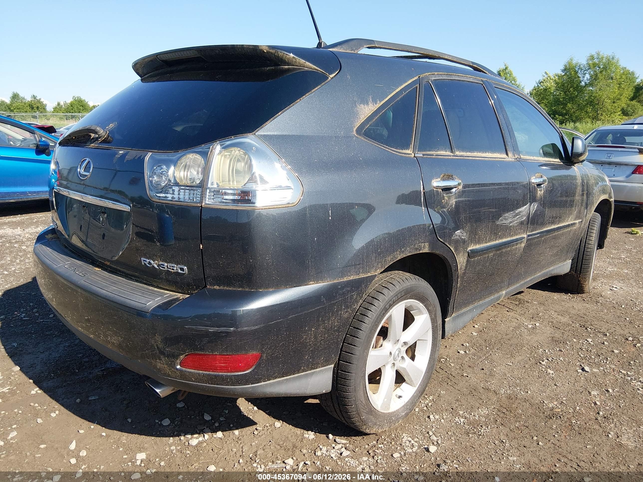 2008 Lexus Rx 350 Gray vin: 2T2HK31U78C069054