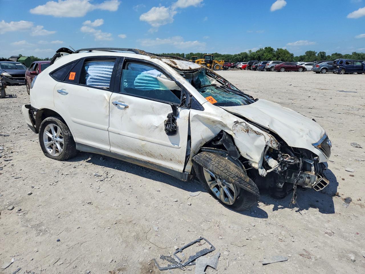 2008 Lexus Rx 350 Белый vin: 2T2HK31U78C081205