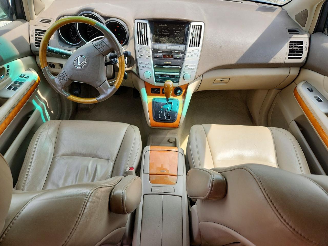 2008 Lexus Rx 350 Blue vin: 2T2HK31U78C093709
