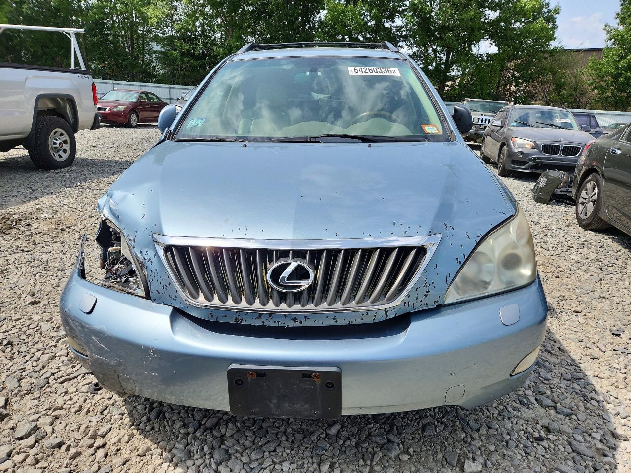 2008 Lexus Rx 350 Blue vin: 2T2HK31U78C093709