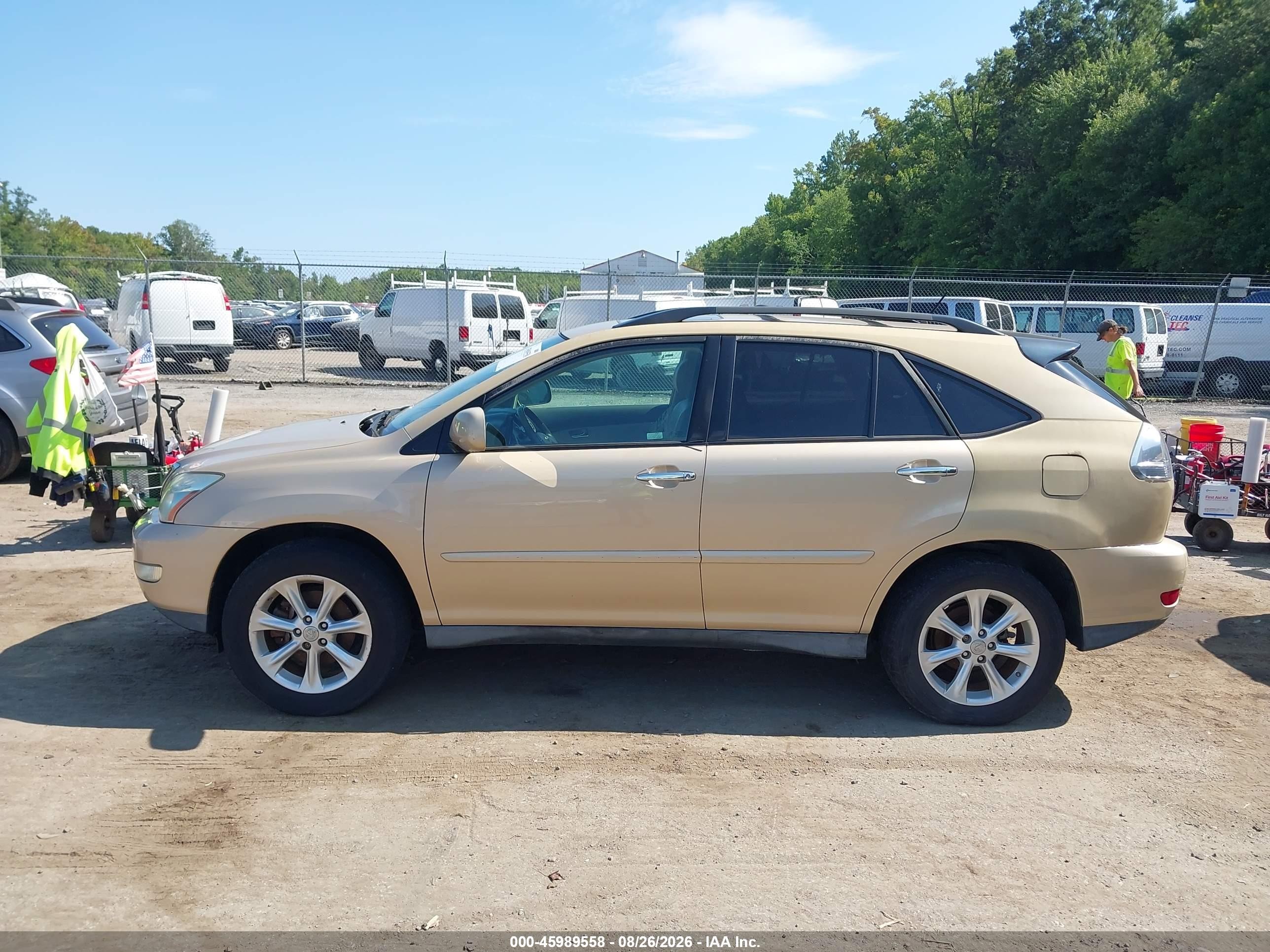 2009 Lexus Rx 350 Золотой vin: 2T2HK31U79C105360