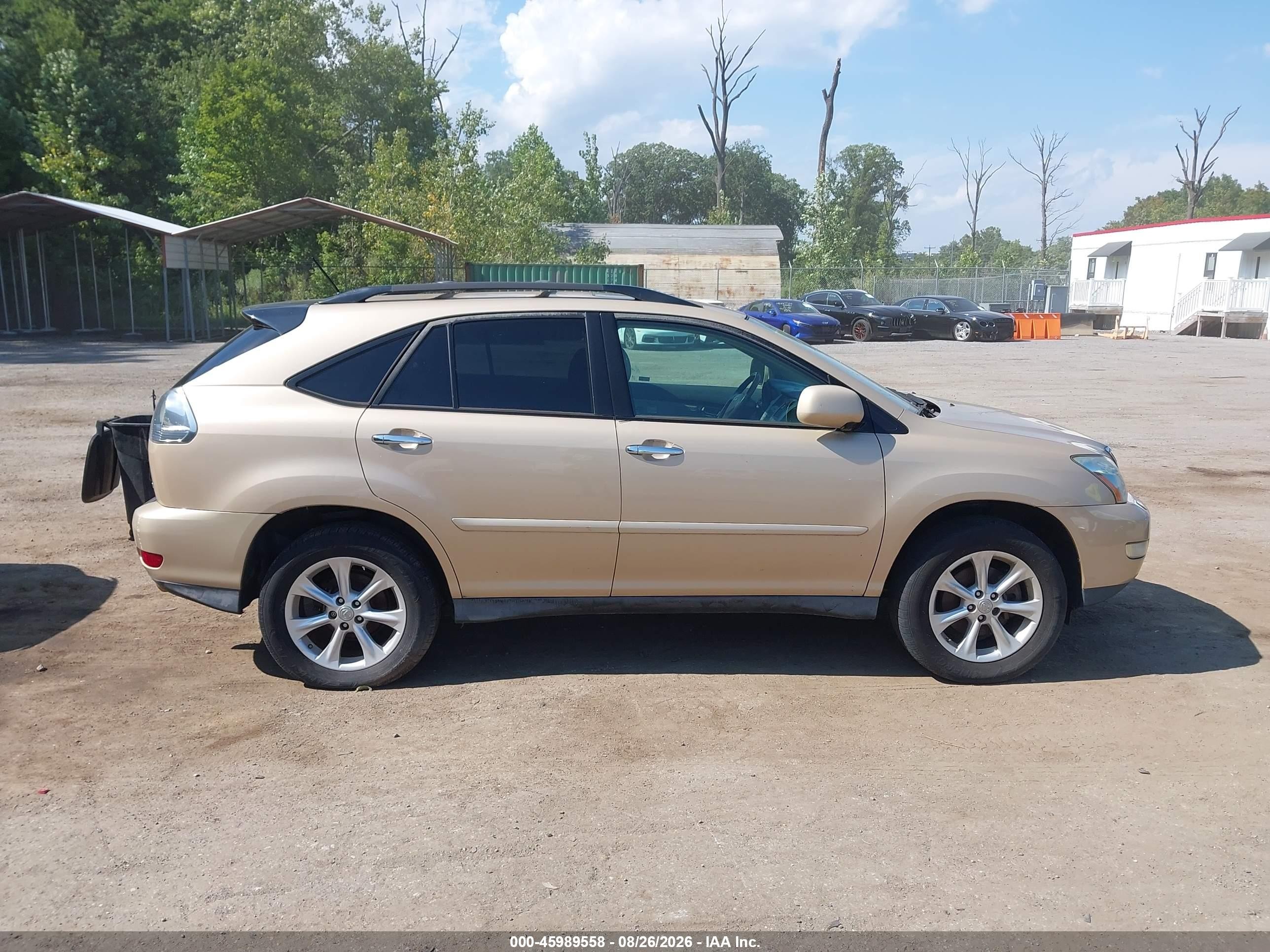 2009 Lexus Rx 350 Золотой vin: 2T2HK31U79C105360