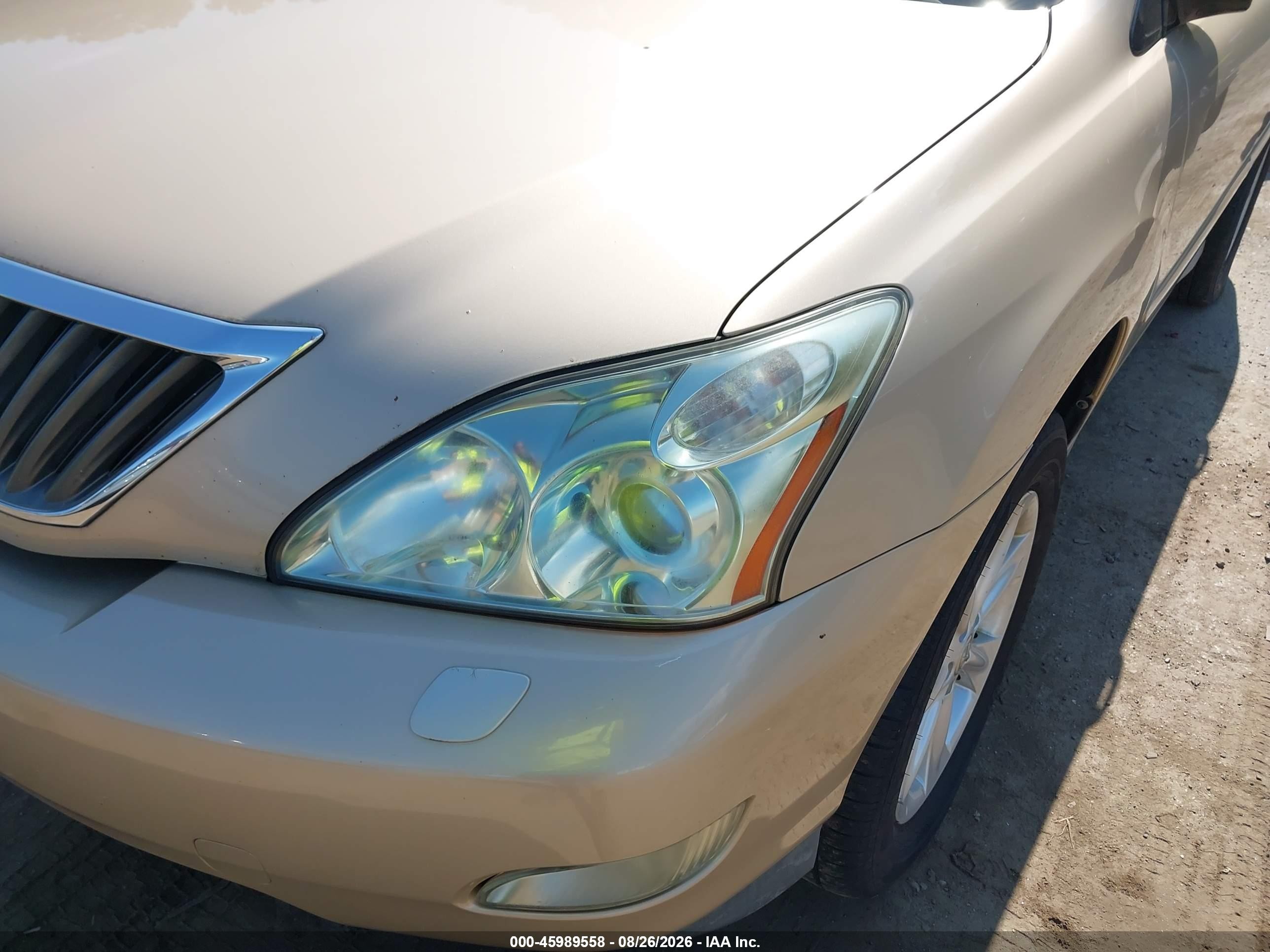 2009 Lexus Rx 350 Золотой vin: 2T2HK31U79C105360