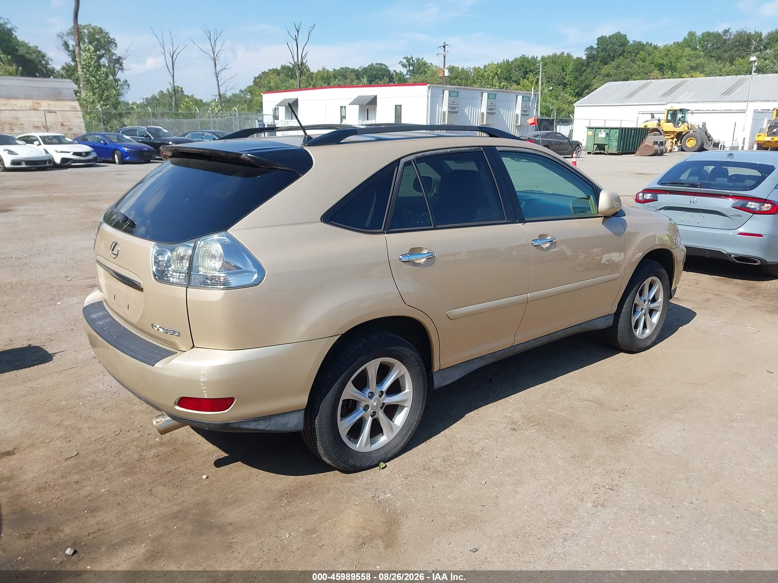 2009 Lexus Rx 350 Золотой vin: 2T2HK31U79C105360