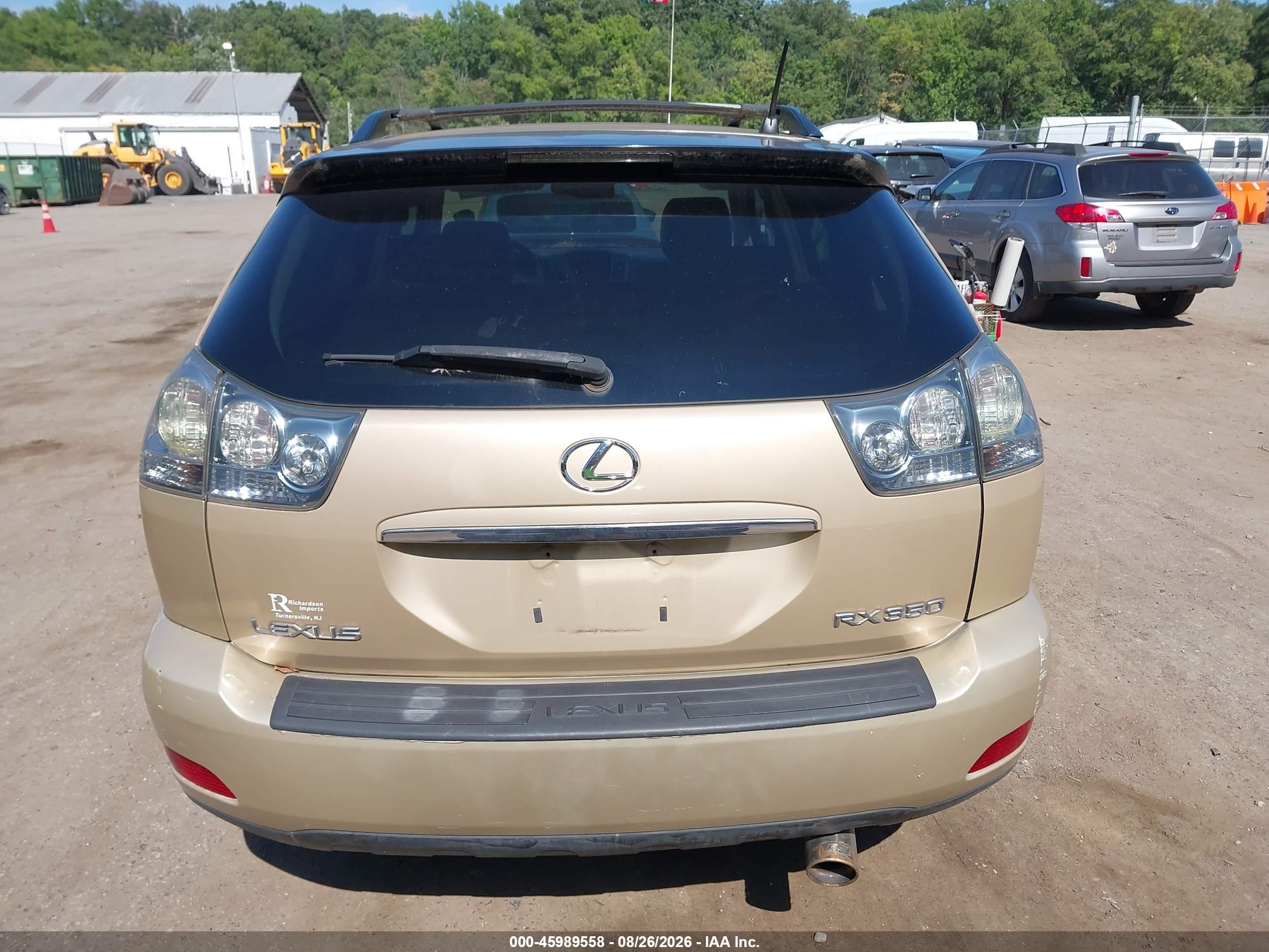 2009 Lexus Rx 350 Золотой vin: 2T2HK31U79C105360