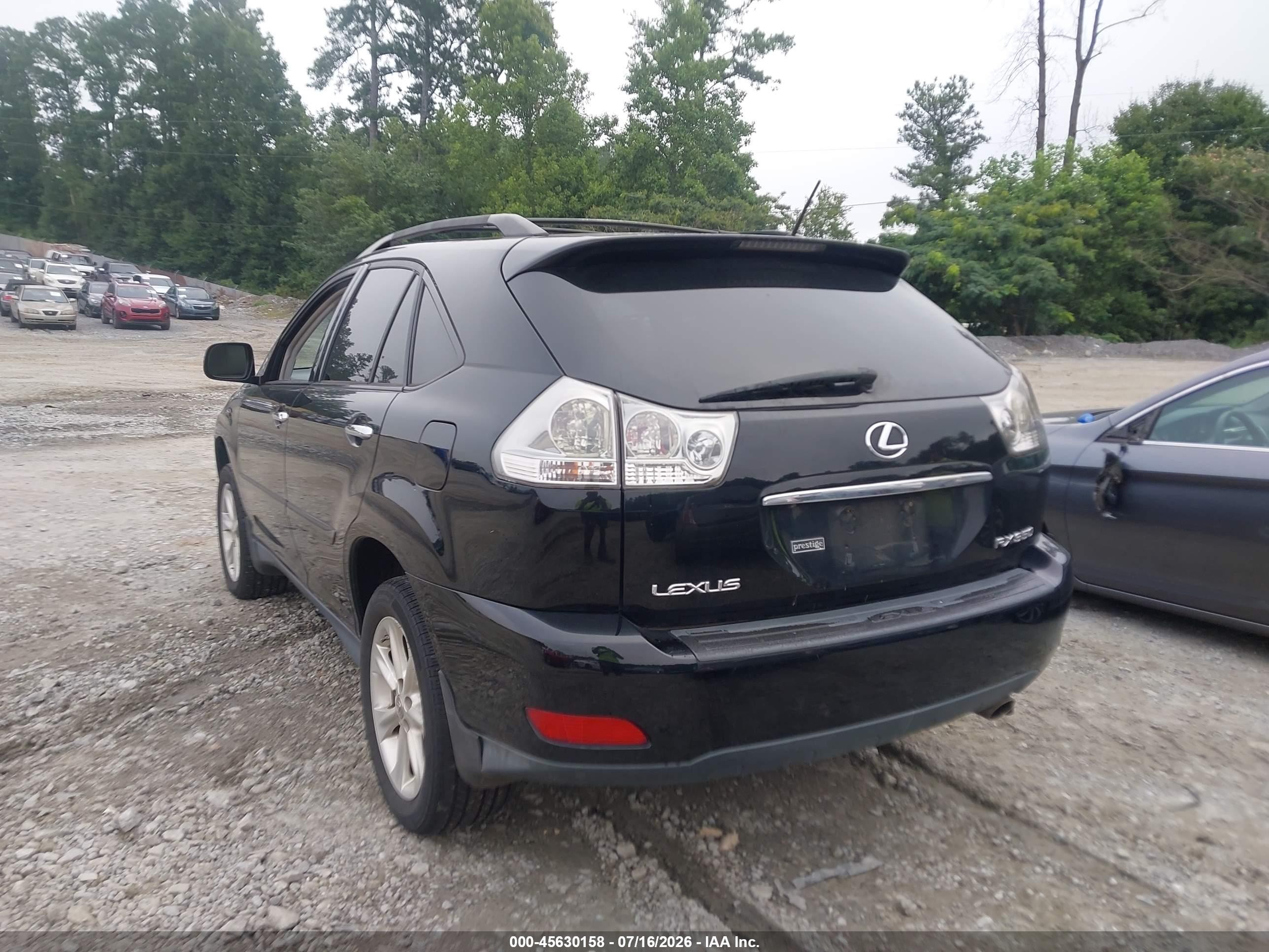2009 Lexus Rx 350   Black vin: 2T2HK31U79C108694