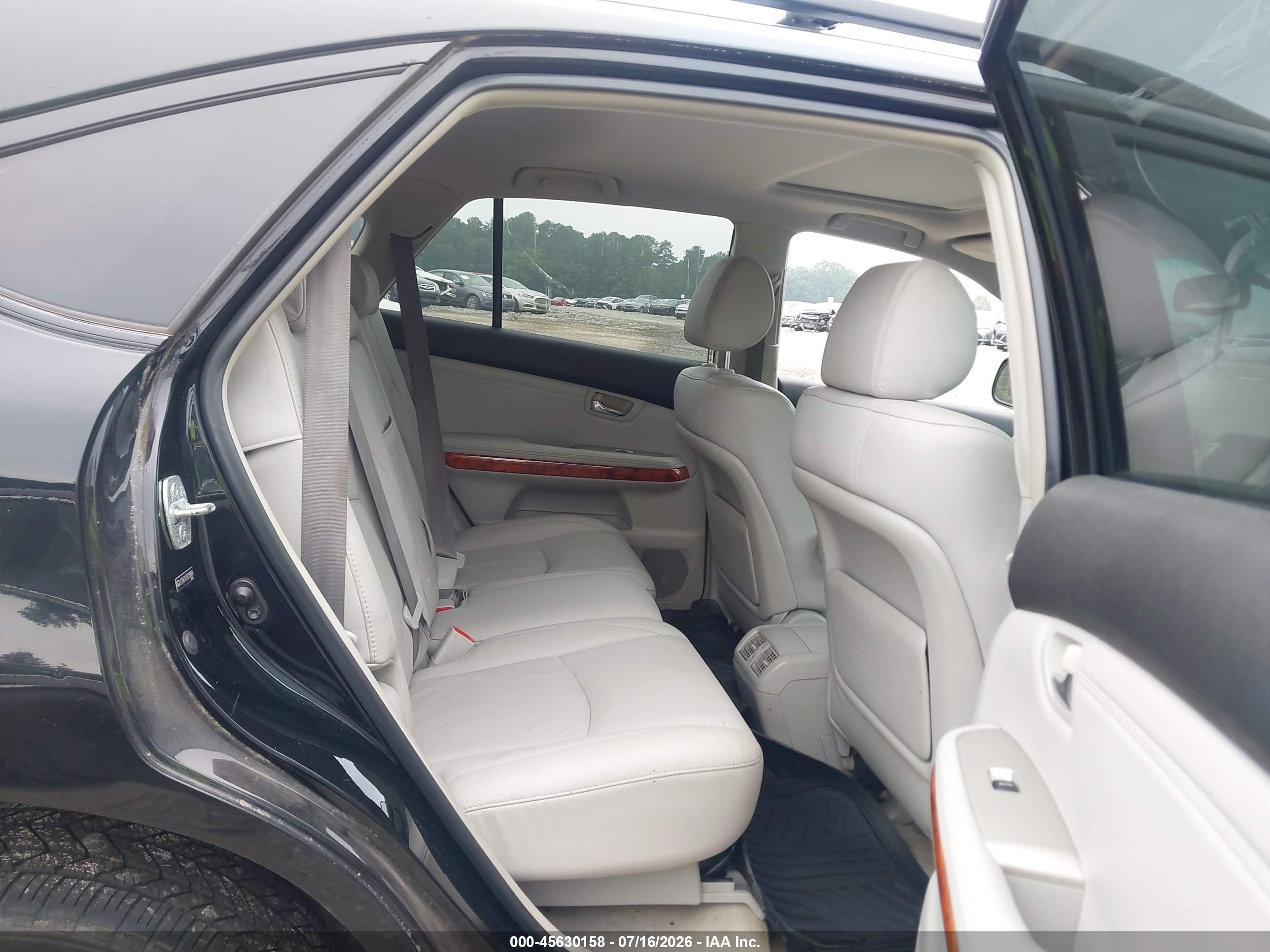 2009 Lexus Rx 350   Black vin: 2T2HK31U79C108694