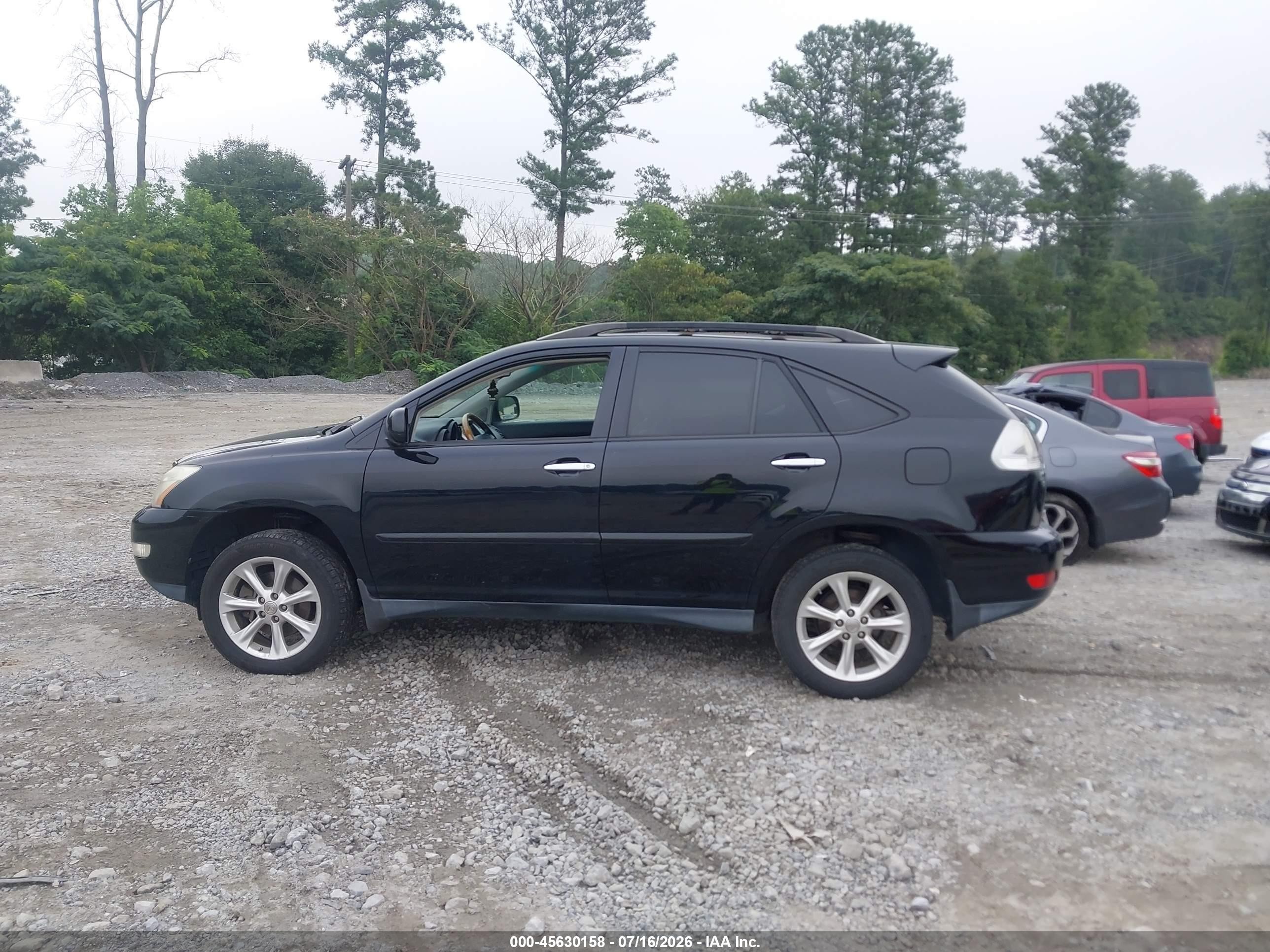 2009 Lexus Rx 350   Black vin: 2T2HK31U79C108694
