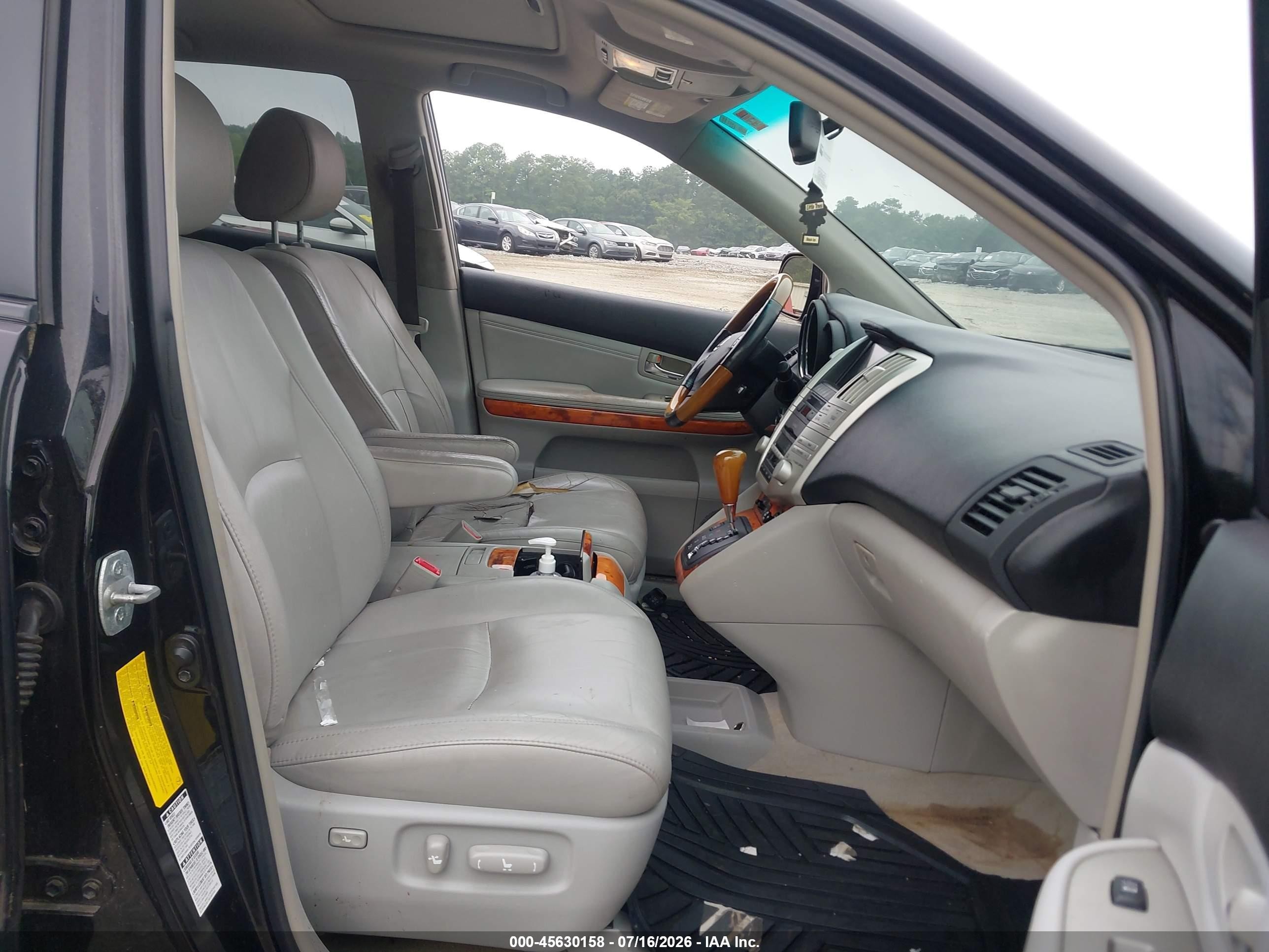 2009 Lexus Rx 350   Black vin: 2T2HK31U79C108694