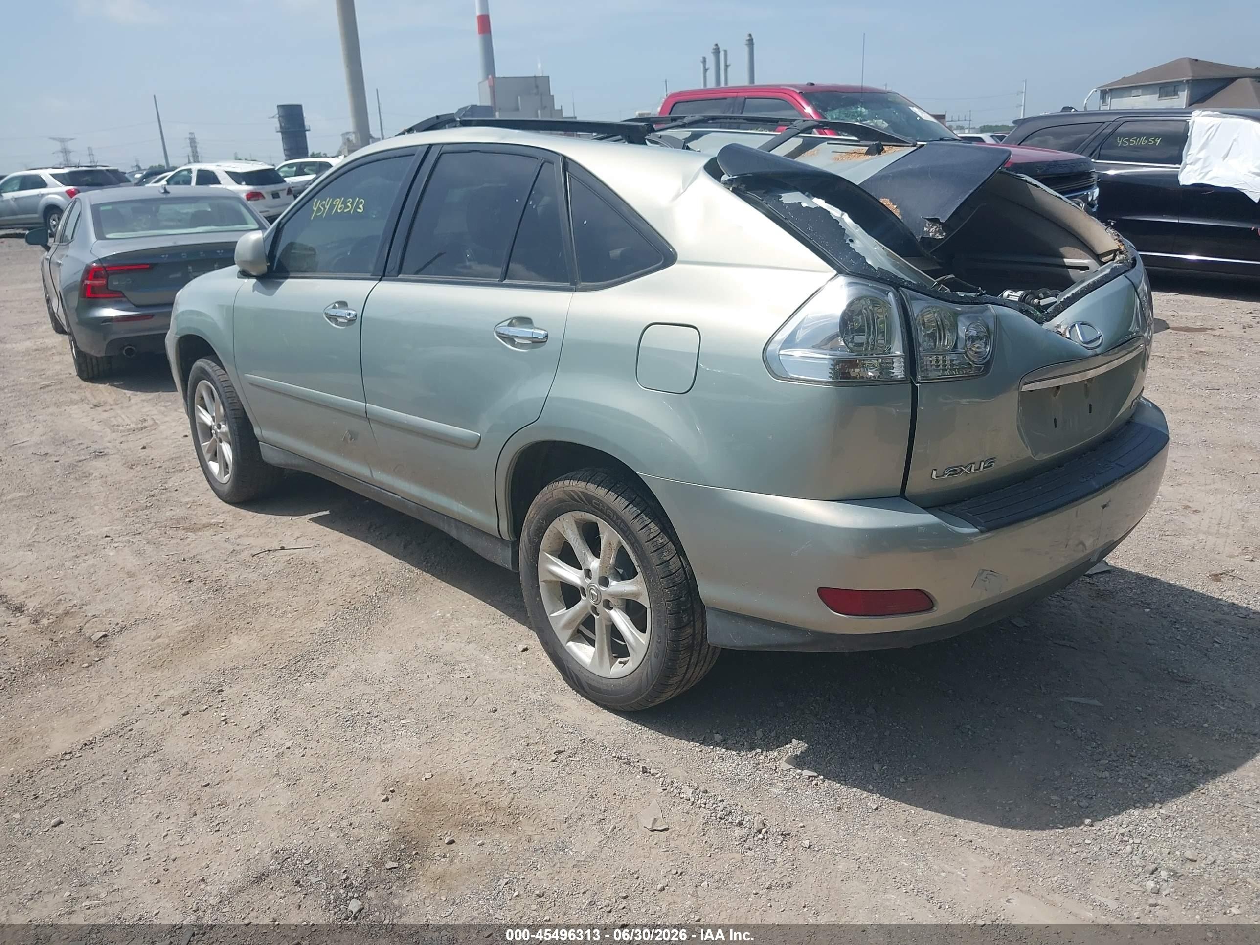 2009 Lexus Rx 350   Blue vin: 2T2HK31U79C134292