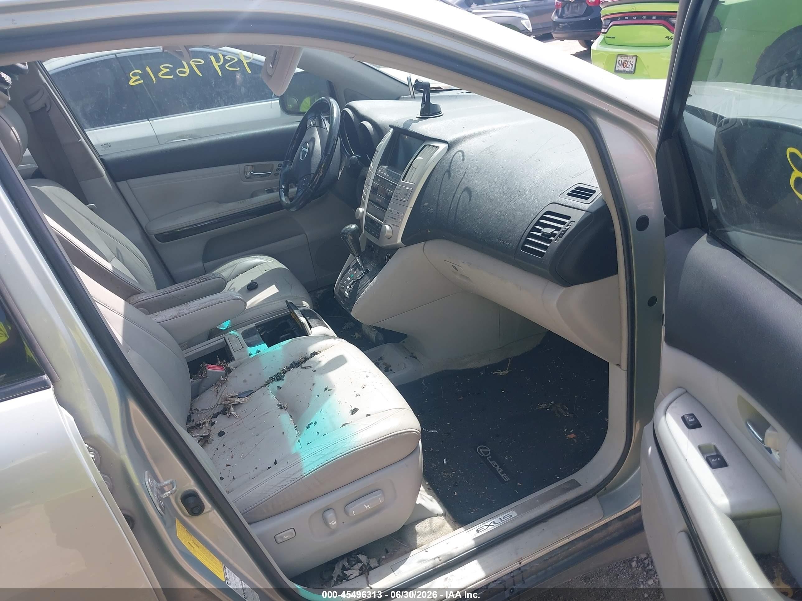 2009 Lexus Rx 350   Blue vin: 2T2HK31U79C134292