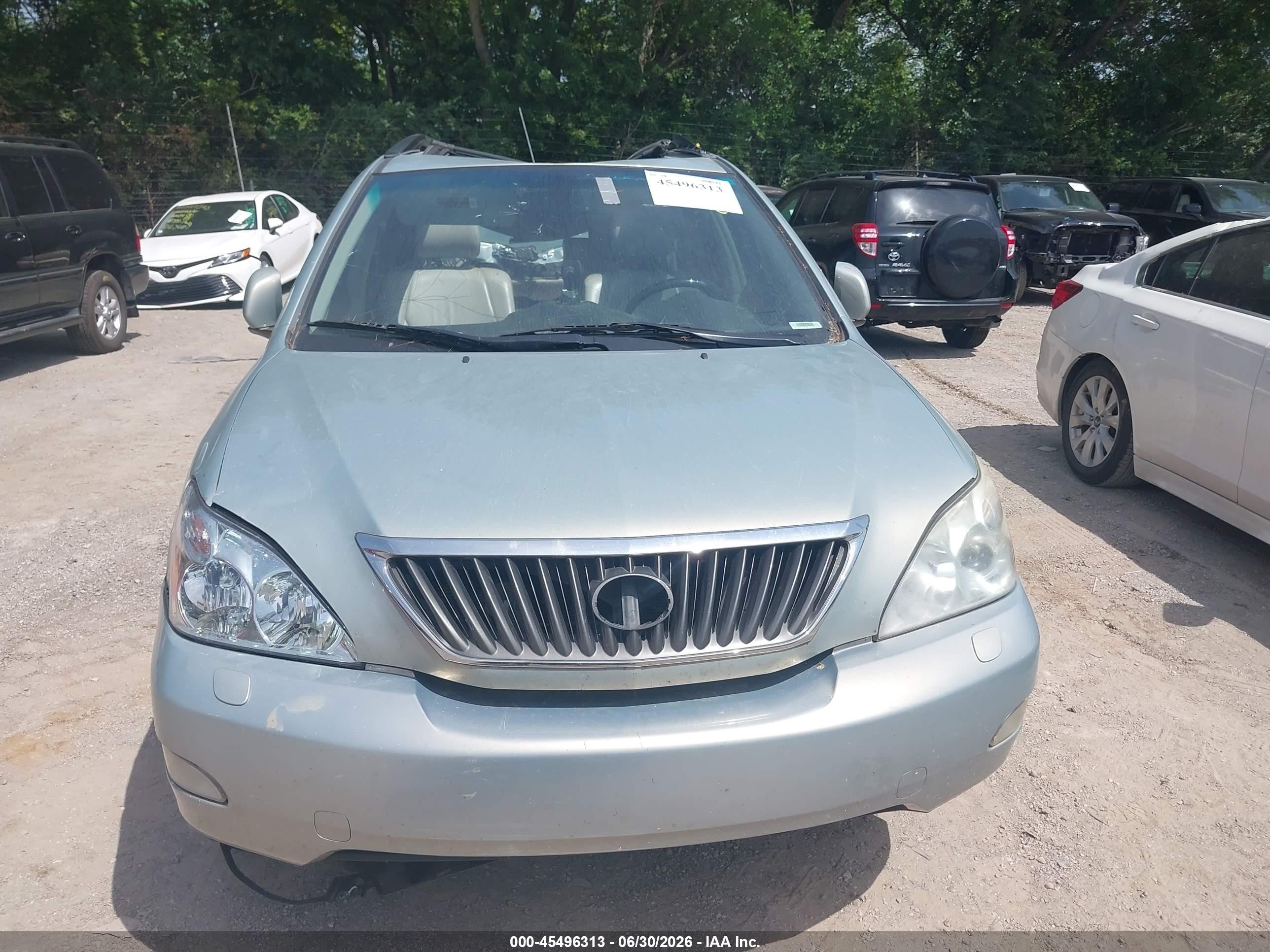 2009 Lexus Rx 350   Blue vin: 2T2HK31U79C134292