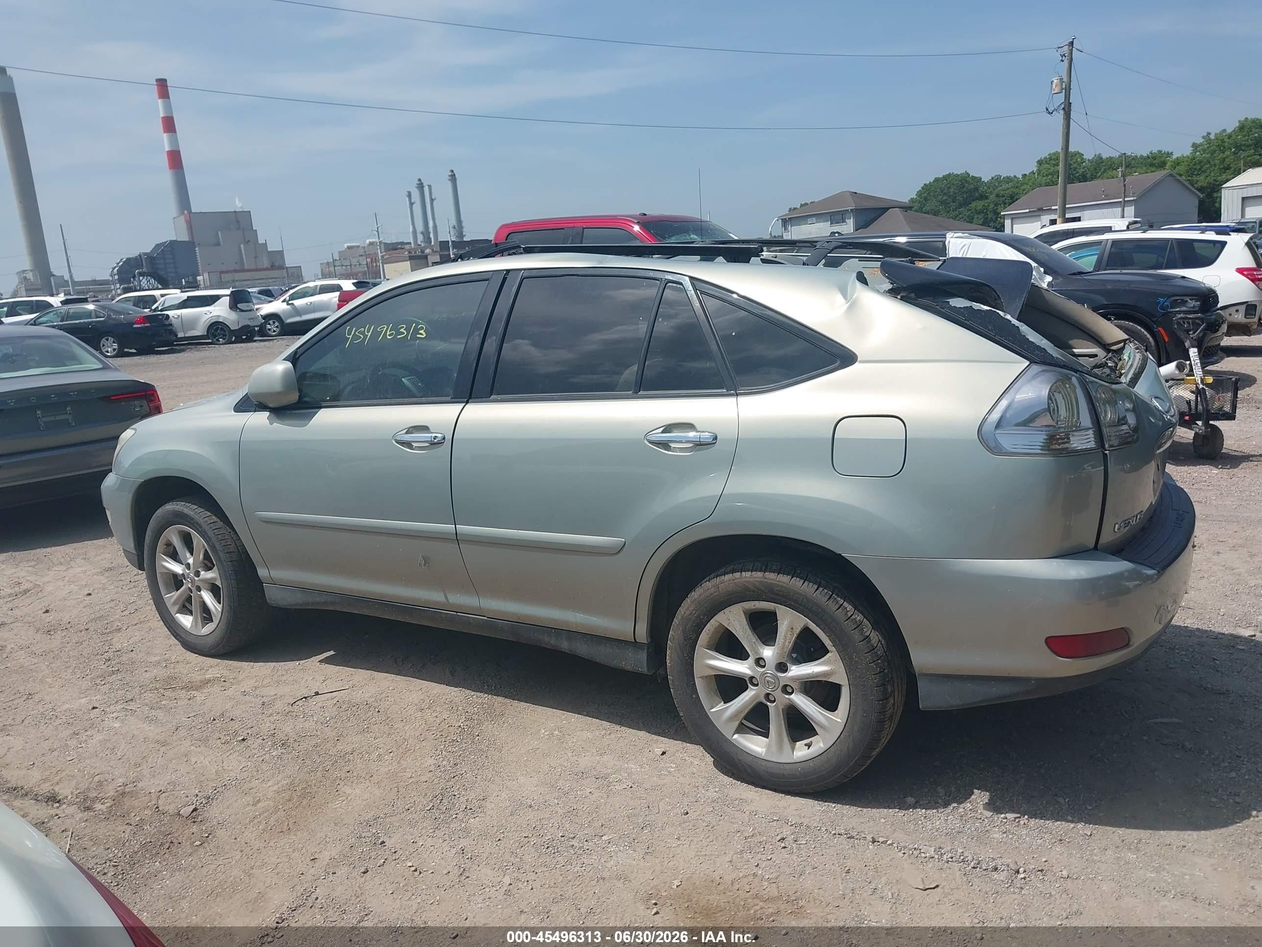 2009 Lexus Rx 350   Blue vin: 2T2HK31U79C134292