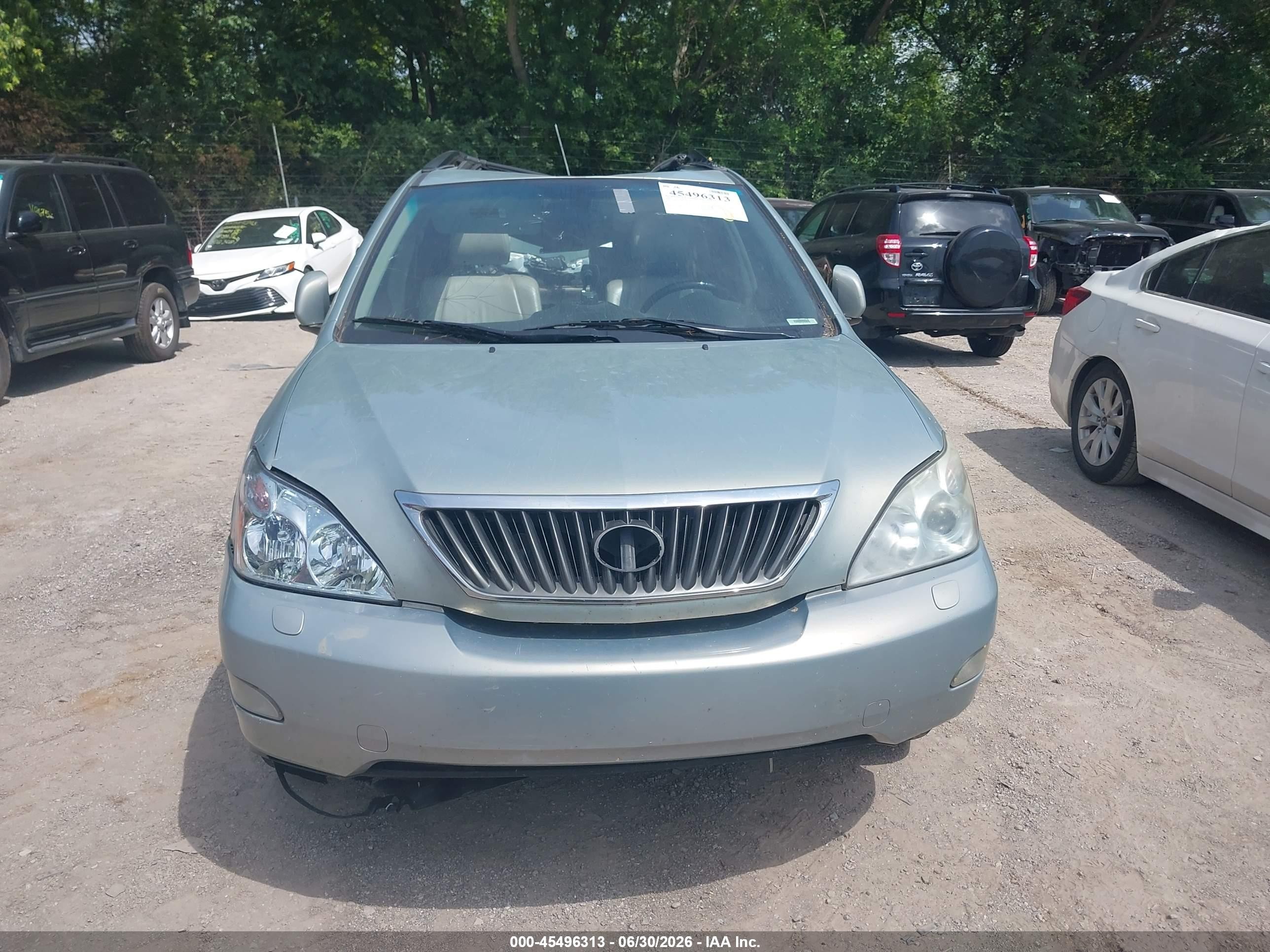 2009 Lexus Rx 350   Blue vin: 2T2HK31U79C134292