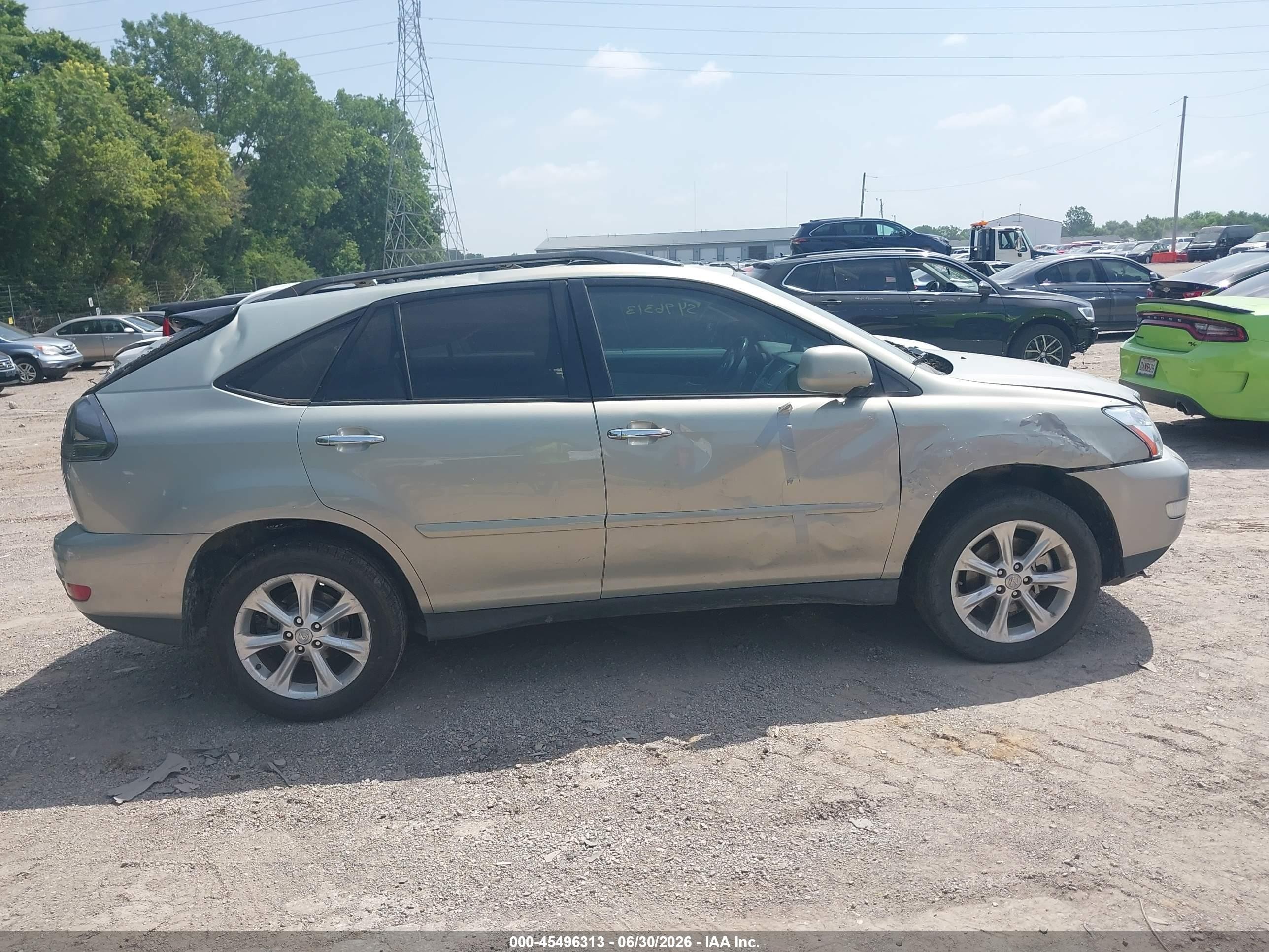 2009 Lexus Rx 350   Blue vin: 2T2HK31U79C134292