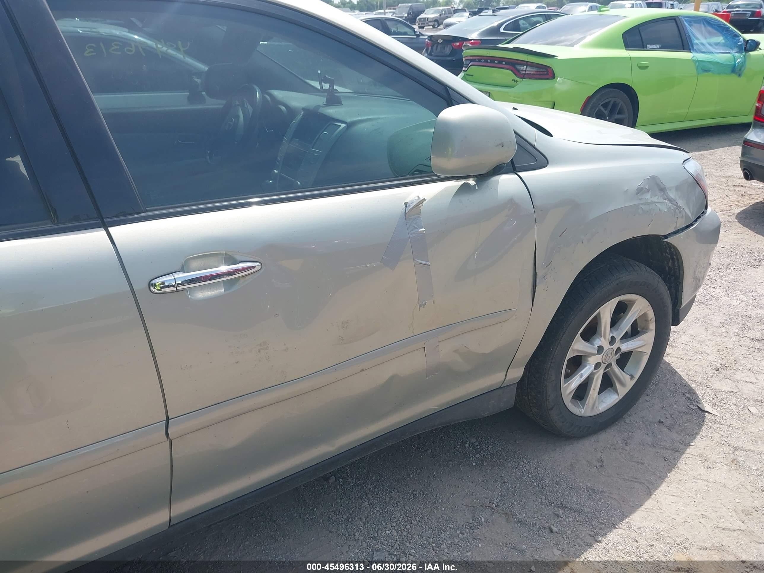 2009 Lexus Rx 350   Blue vin: 2T2HK31U79C134292
