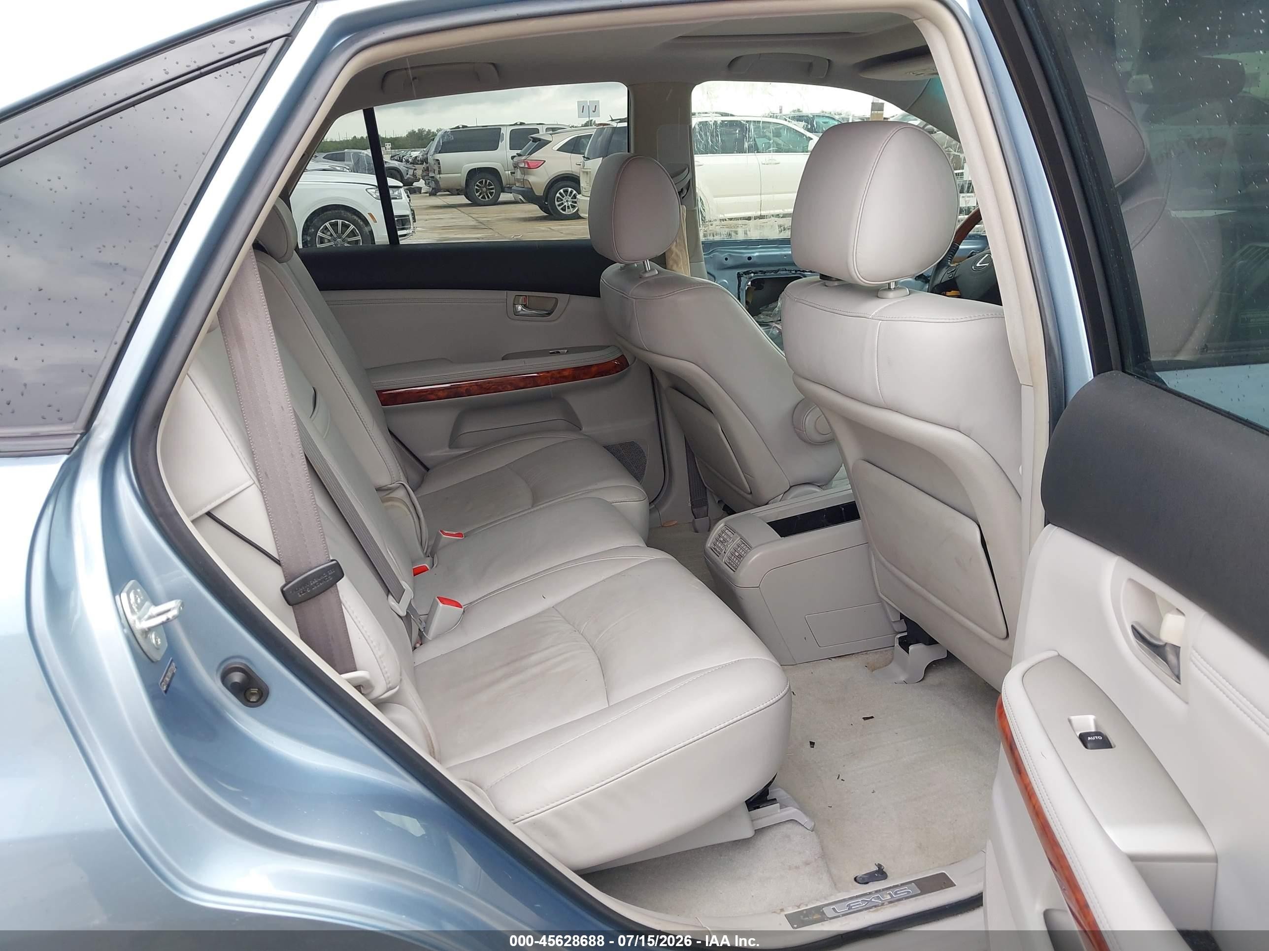 2007 Lexus Rx 350 Light Blue vin: 2T2HK31U87C016698