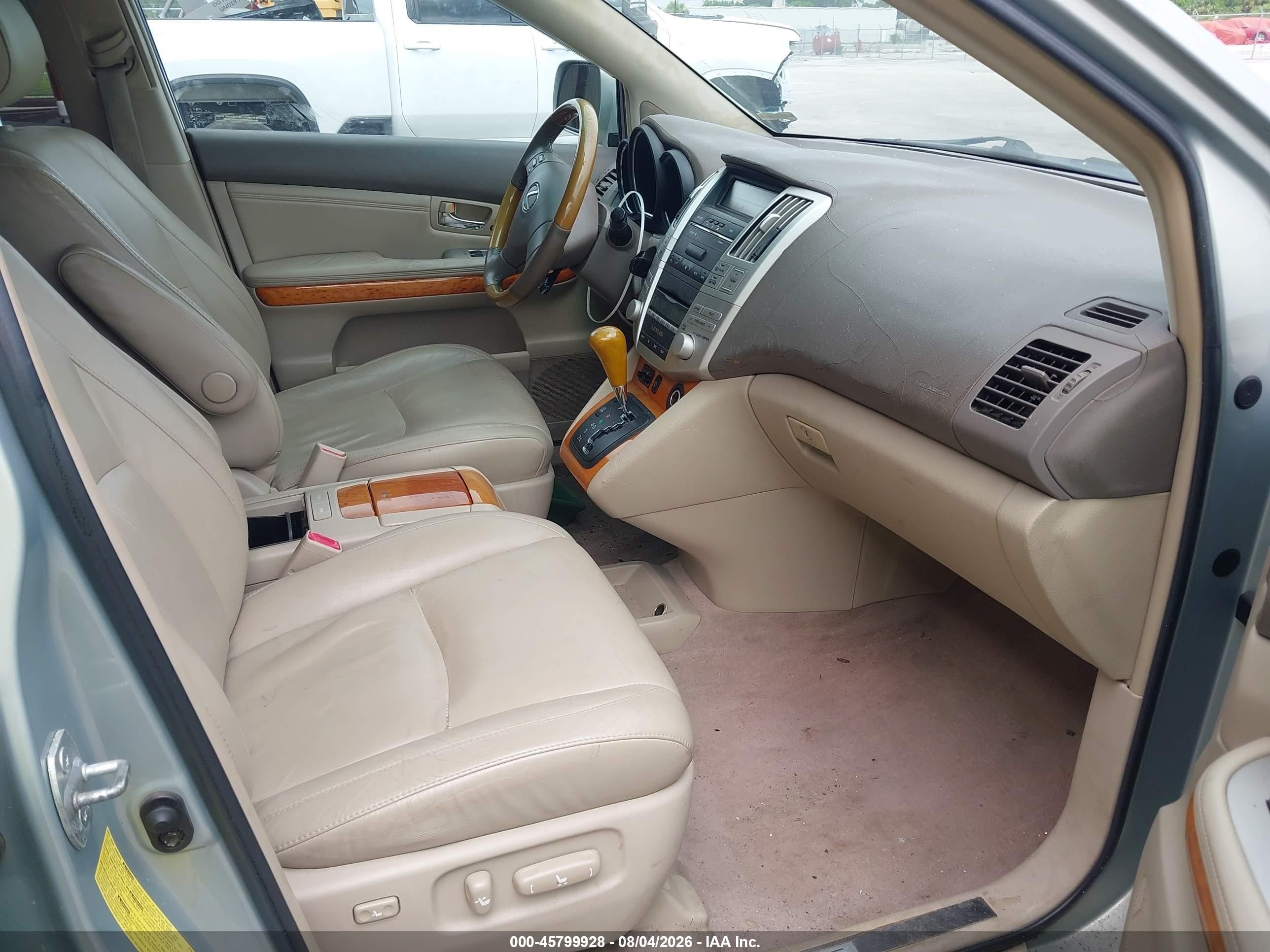2007 Lexus Rx 350   Silver vin: 2T2HK31U87C020752