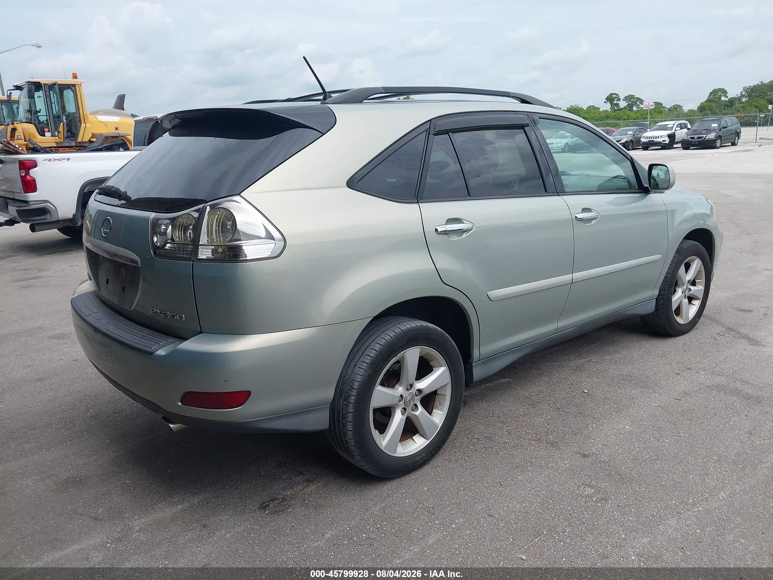 2007 Lexus Rx 350   Silver vin: 2T2HK31U87C020752