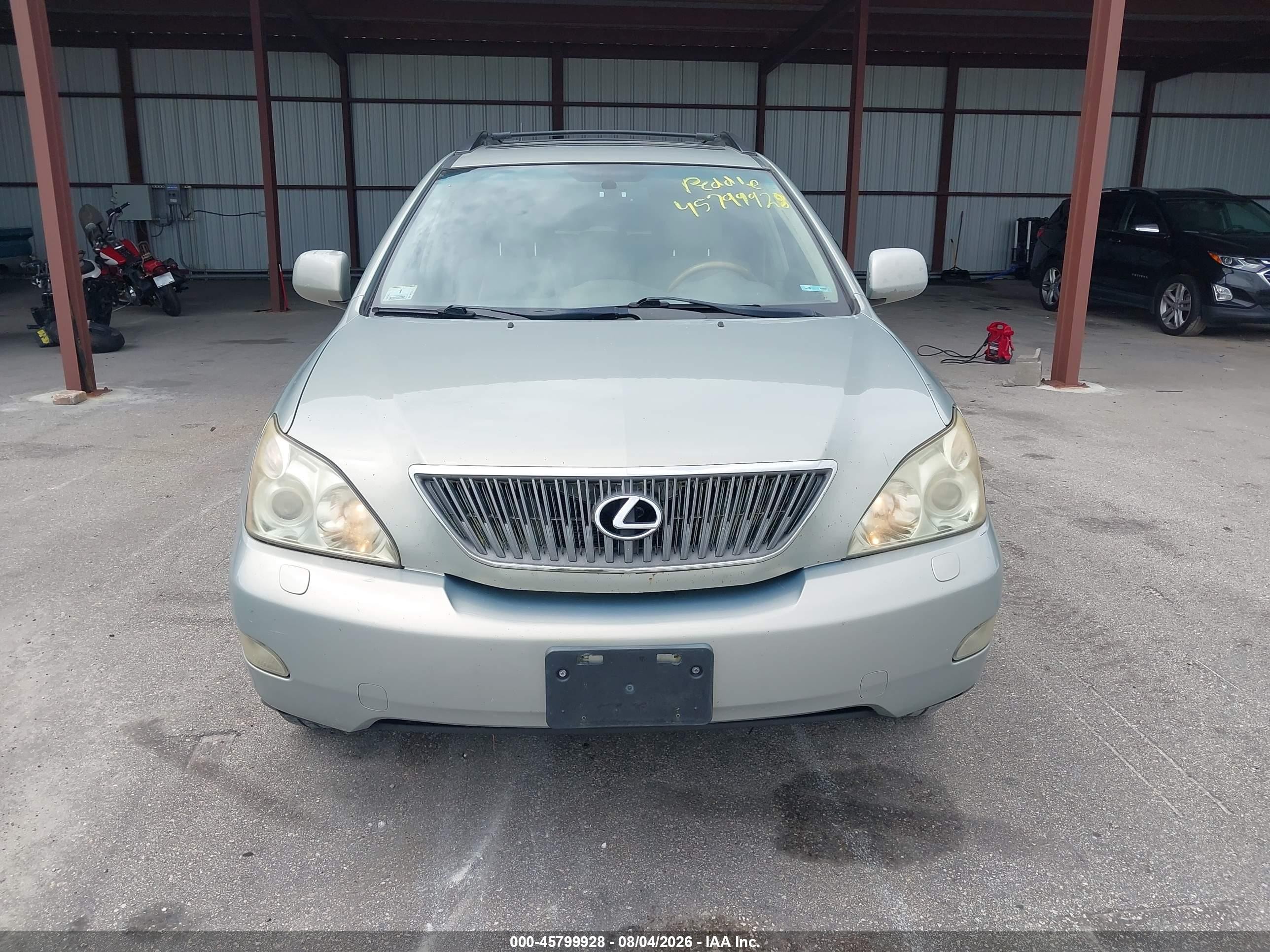 2007 Lexus Rx 350   Silver vin: 2T2HK31U87C020752