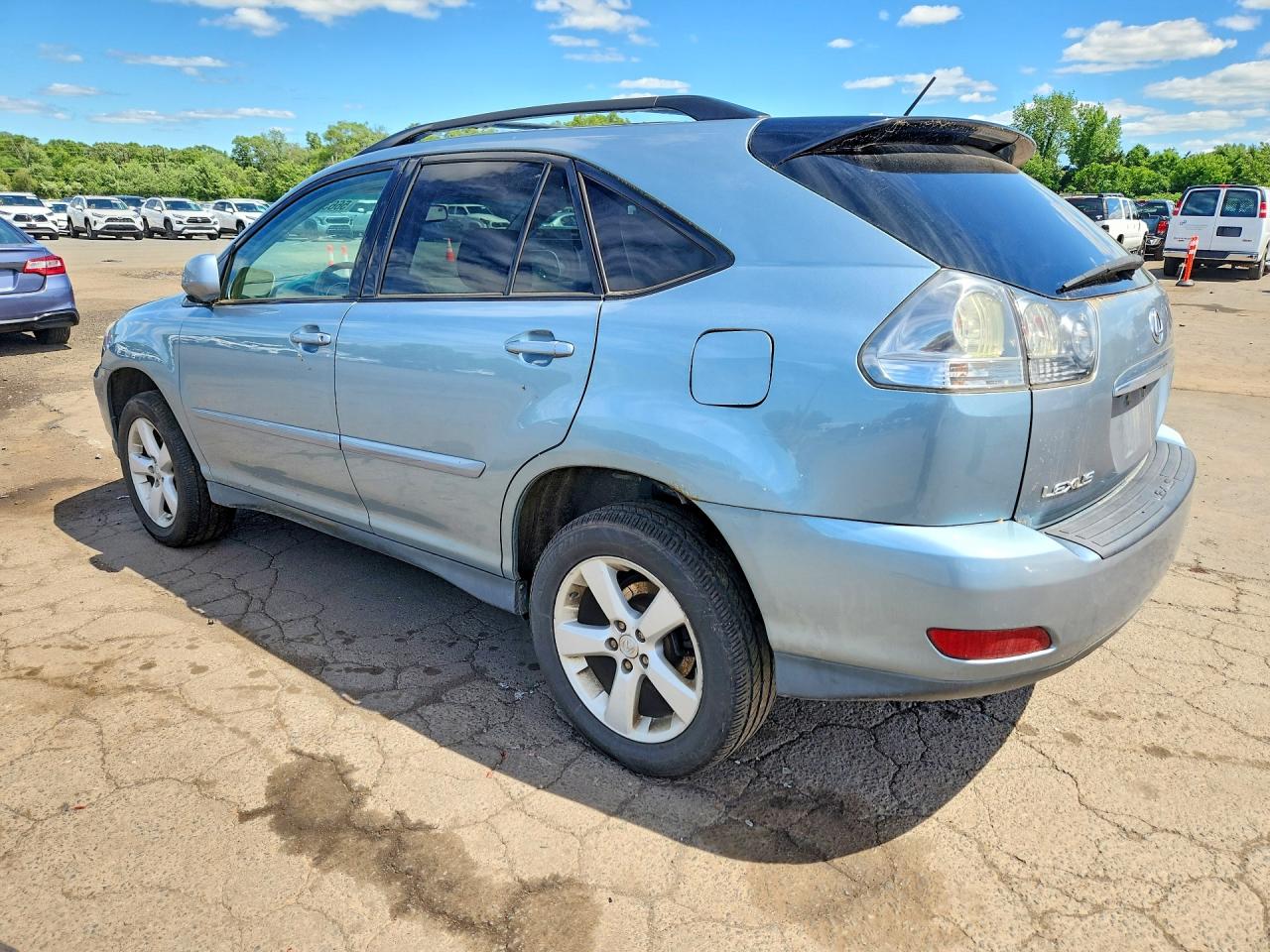 2007 Lexus Rx 350 Blue vin: 2T2HK31U87C022386