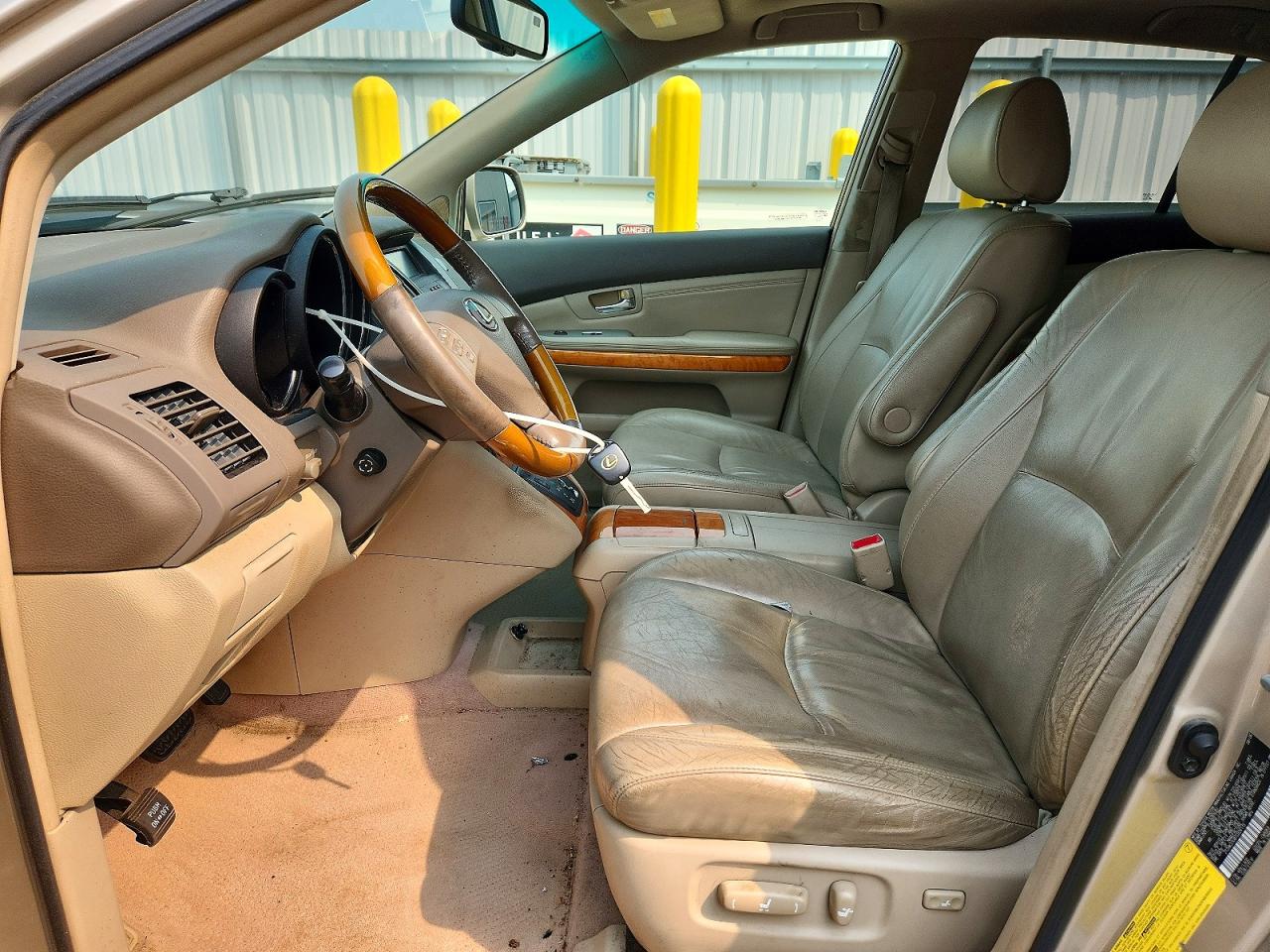 2007 Lexus Rx 350 Желто-коричневый vin: 2T2HK31U87C026115