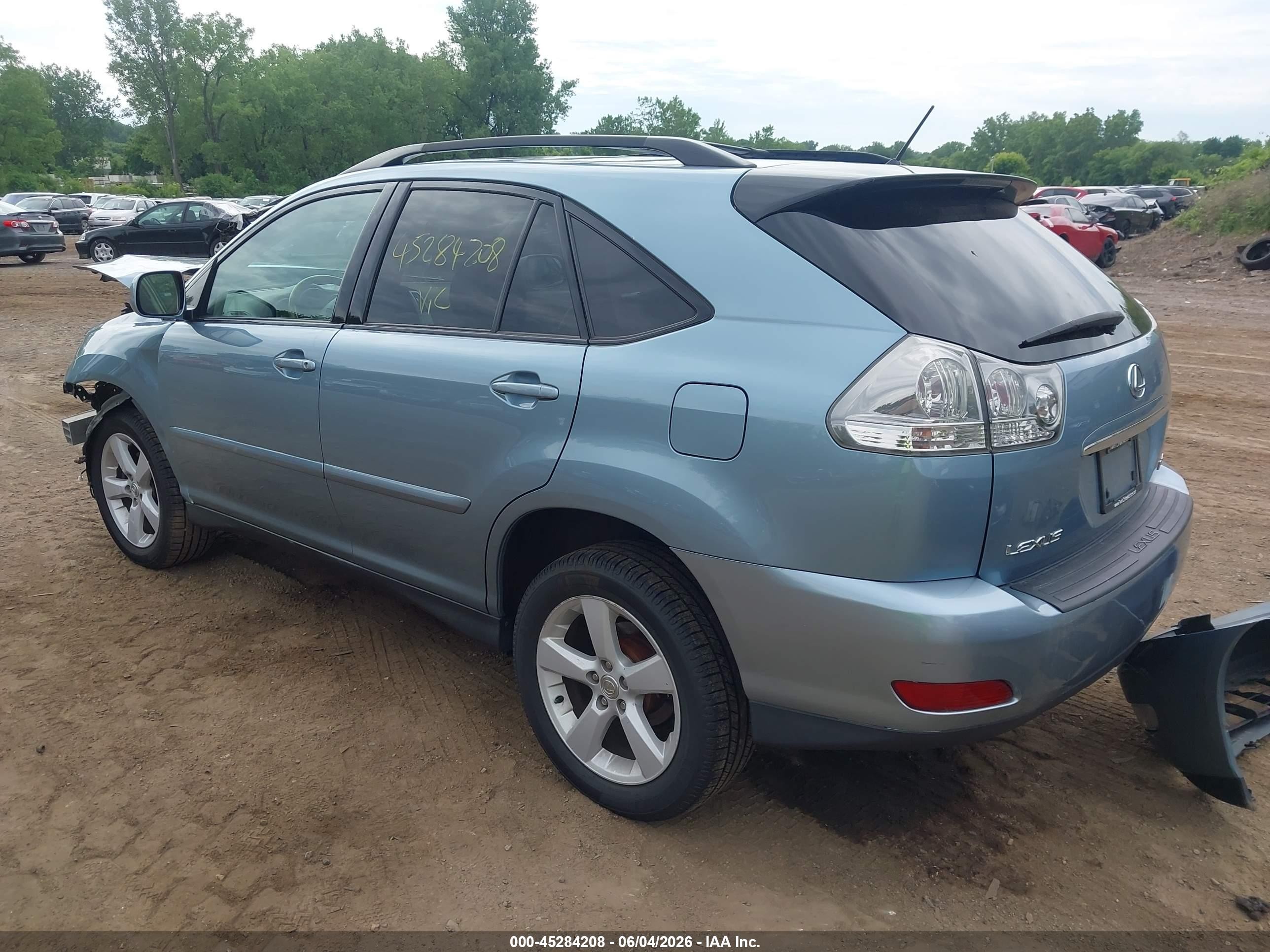 2007 Lexus Rx 350 Blue vin: 2T2HK31U87C029337