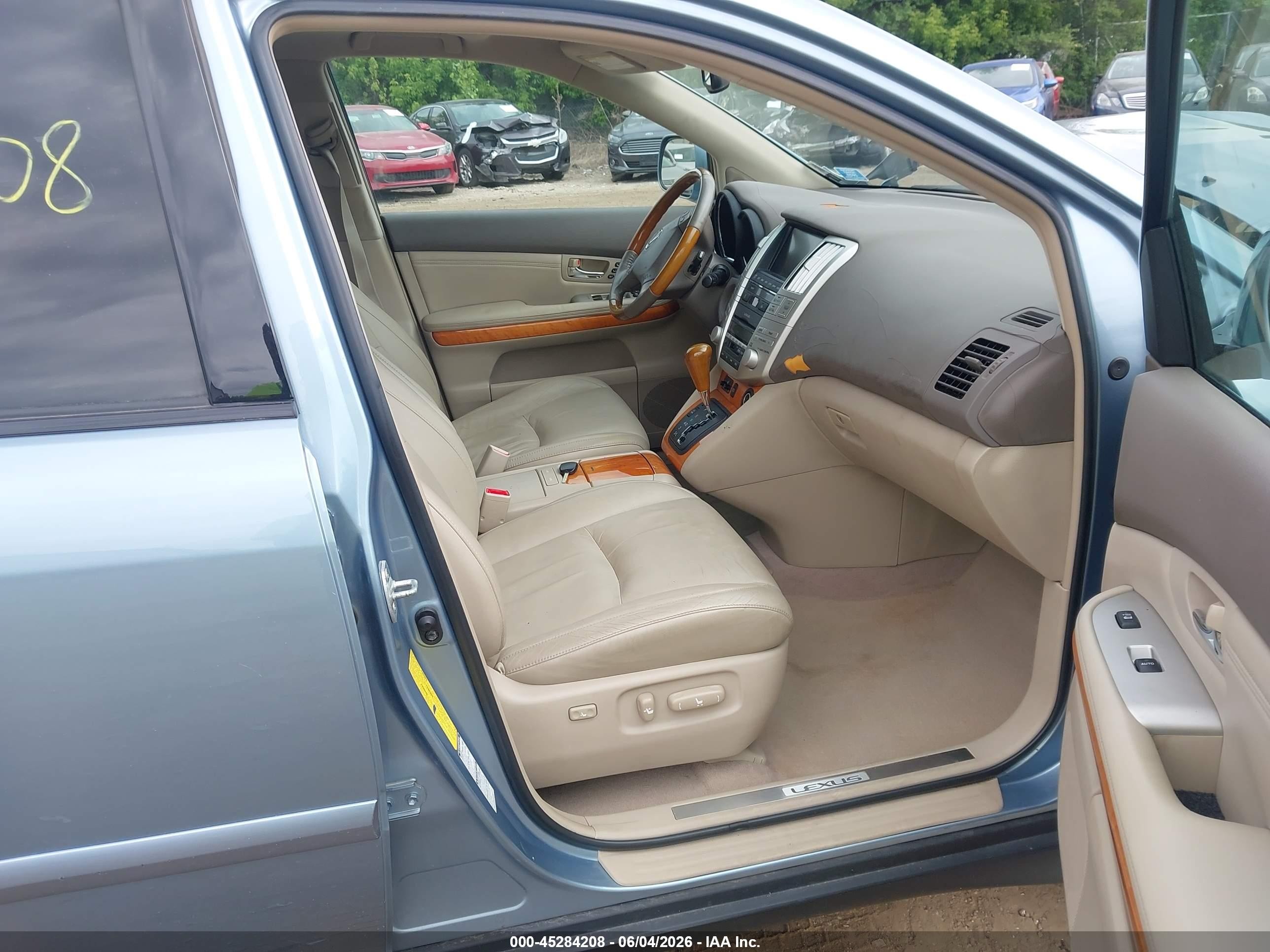 2007 Lexus Rx 350 Blue vin: 2T2HK31U87C029337