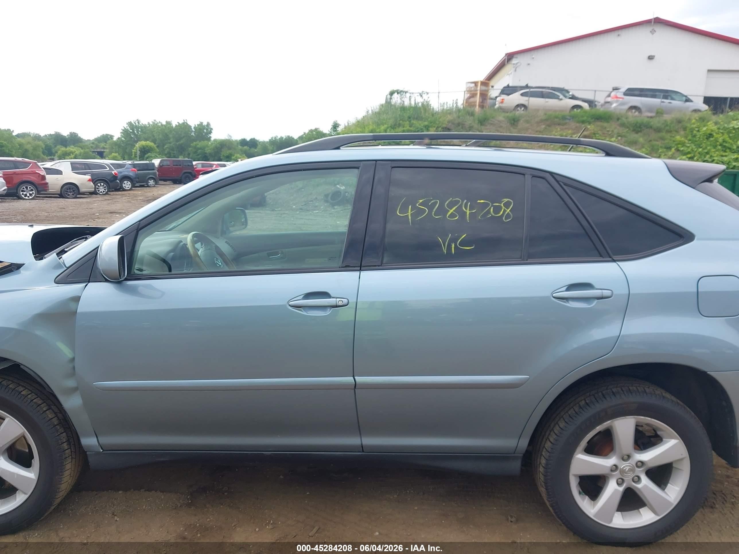 2007 Lexus Rx 350 Blue vin: 2T2HK31U87C029337
