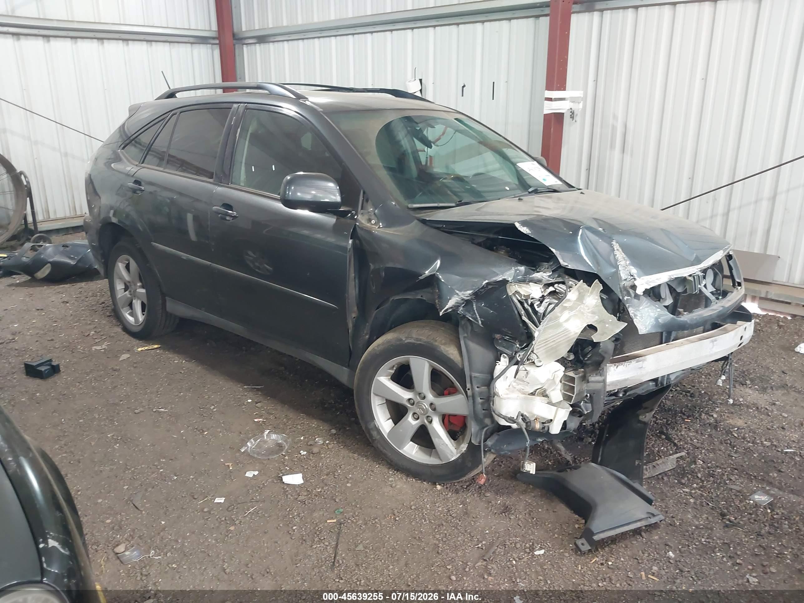 2007 Lexus Rx 350   Gray vin: 2T2HK31U87C034568