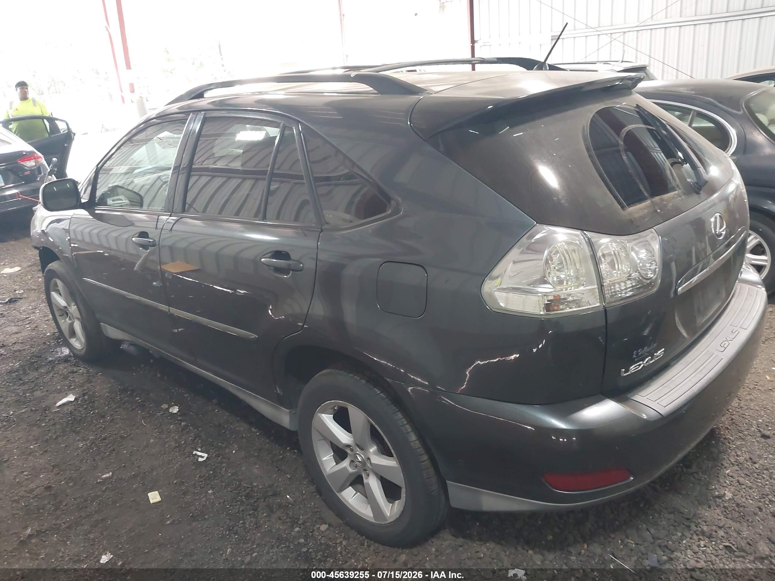 2007 Lexus Rx 350   Gray vin: 2T2HK31U87C034568