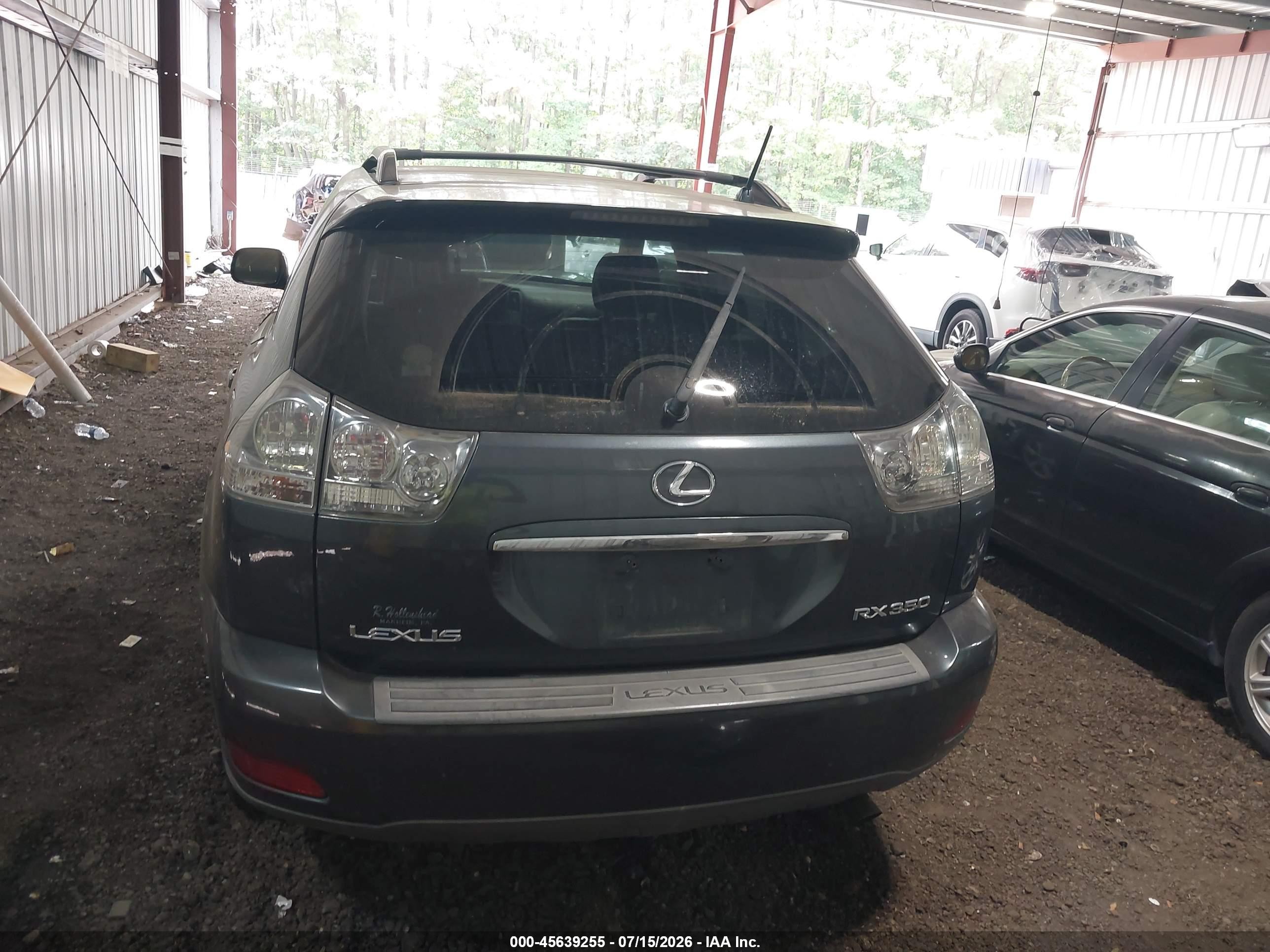 2007 Lexus Rx 350   Gray vin: 2T2HK31U87C034568