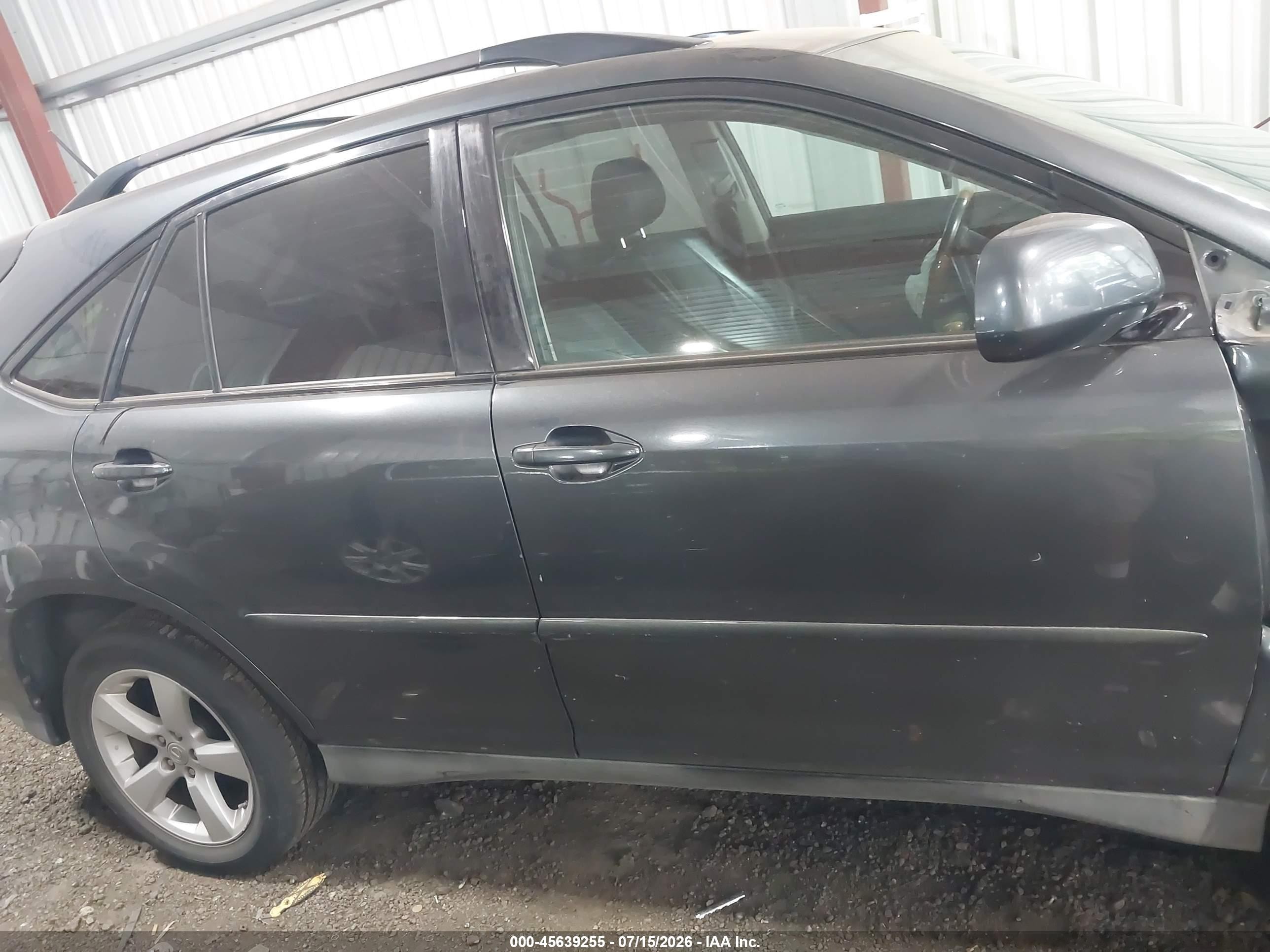 2007 Lexus Rx 350   Gray vin: 2T2HK31U87C034568