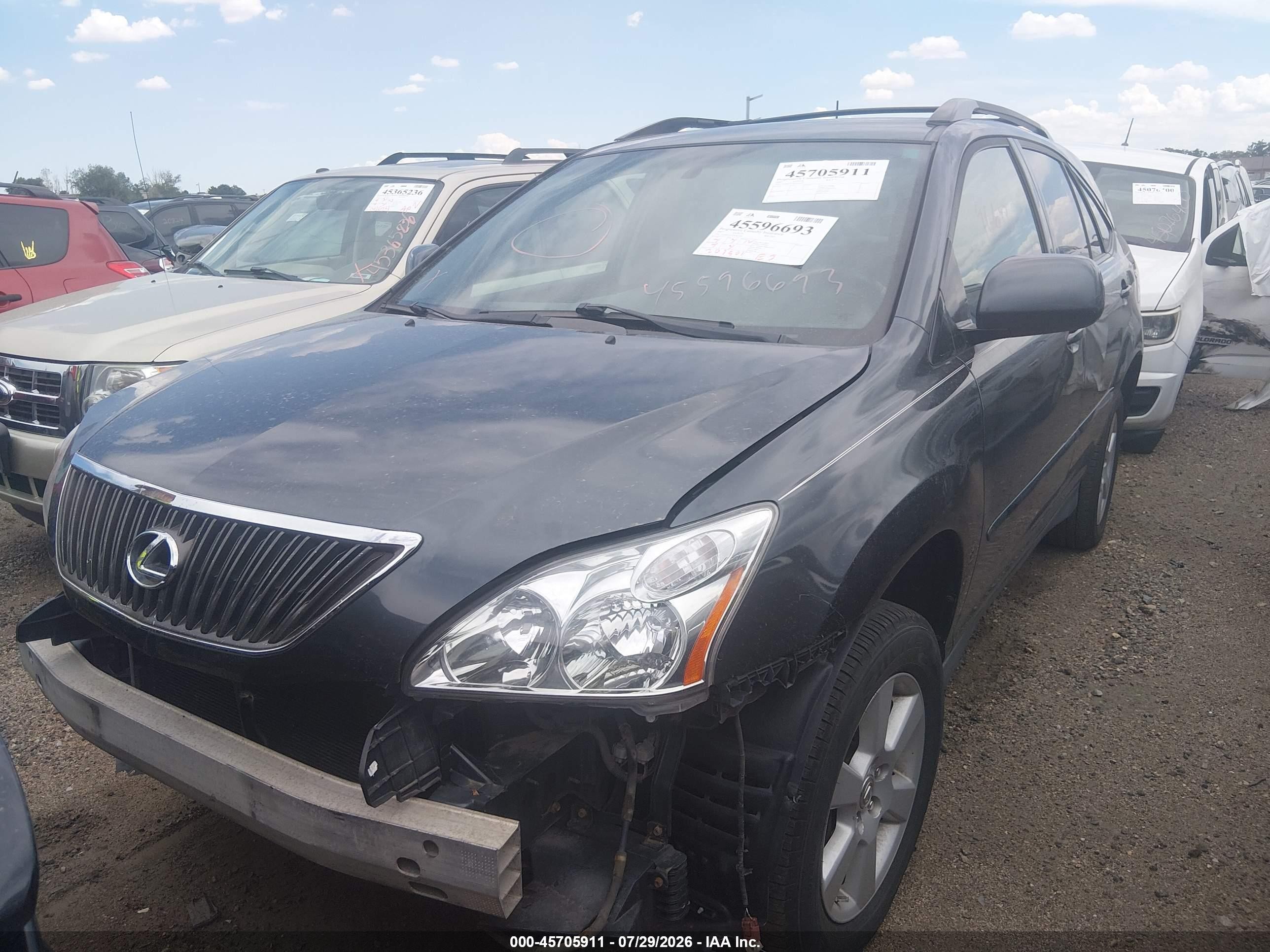 2007 Lexus Rx 350   Серый vin: 2T2HK31U87C043092